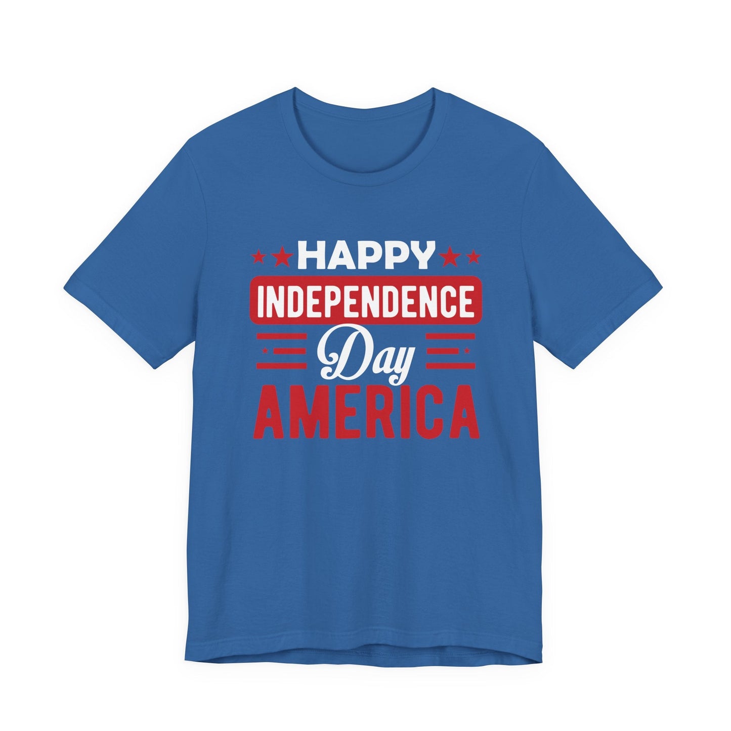 Happy Independence Day America Graphic Unisex Cotton T-Shirt 015