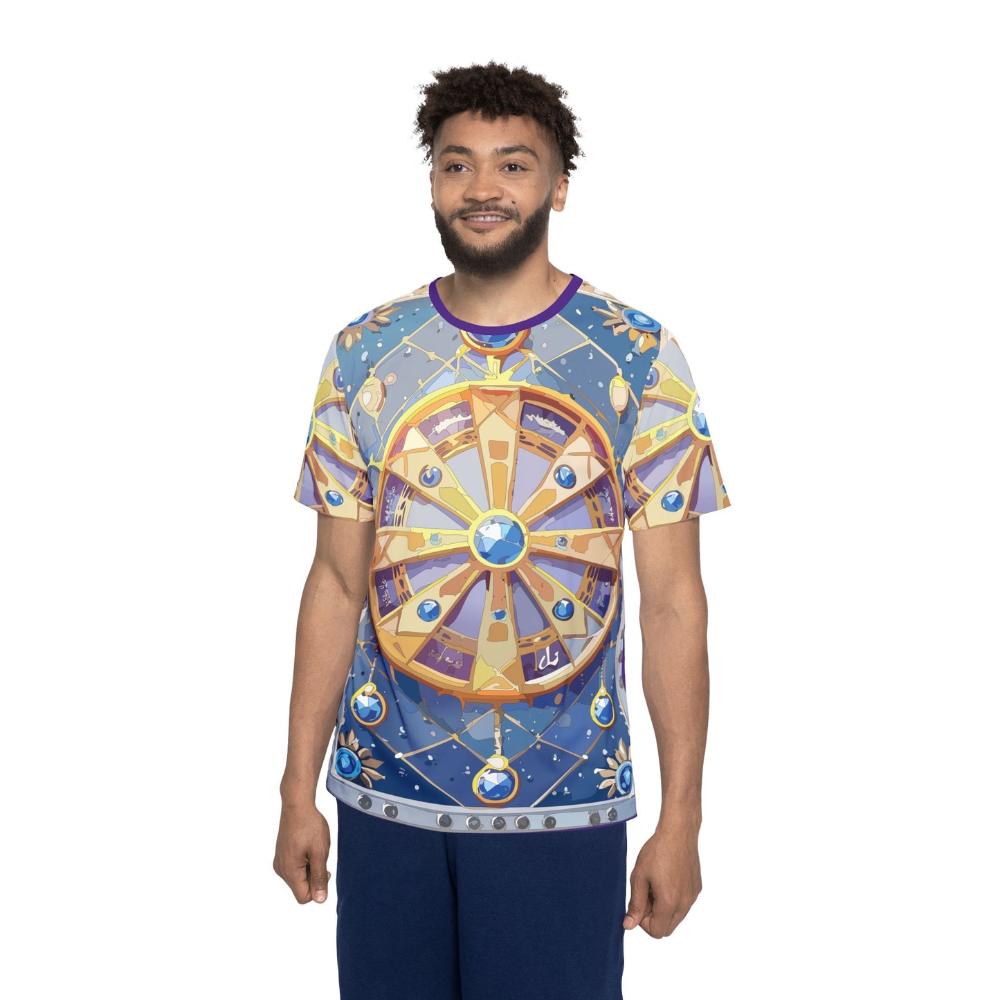 19-Card Deck Graphic T-Shirt, Art Design Poly Shirt, All Over Print Graphic Tee, Playing Cards T-Shirt, Playing Cards Tees