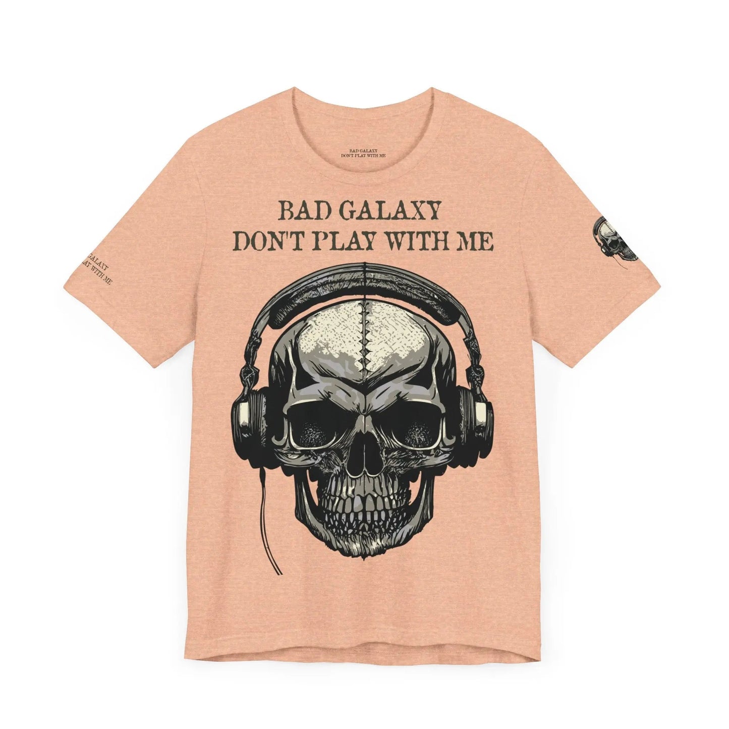 Skull T Shirt From Bad Galaxy Made To Order 100 Percent Cotton With Eco Friendly Inks Free Shipping