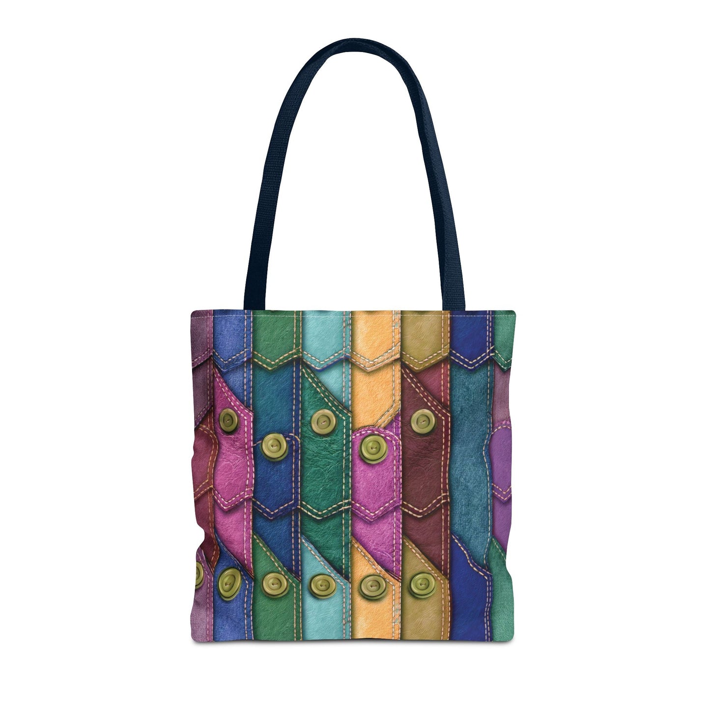 Denim Canvas Bag, Tote Bag Denim Printify