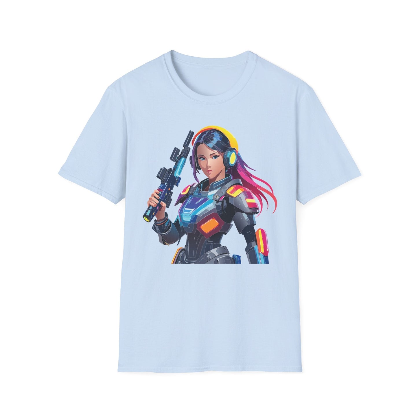 Robocop T Shirt Unisex Softstyle 64000 Graphic Tee With Robocop Art Design Premium