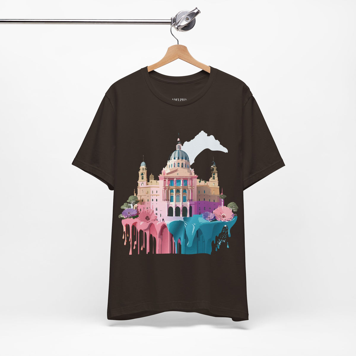 Graphic Unisex Cotton Bella+Canvas Tee Shirt with Madrid