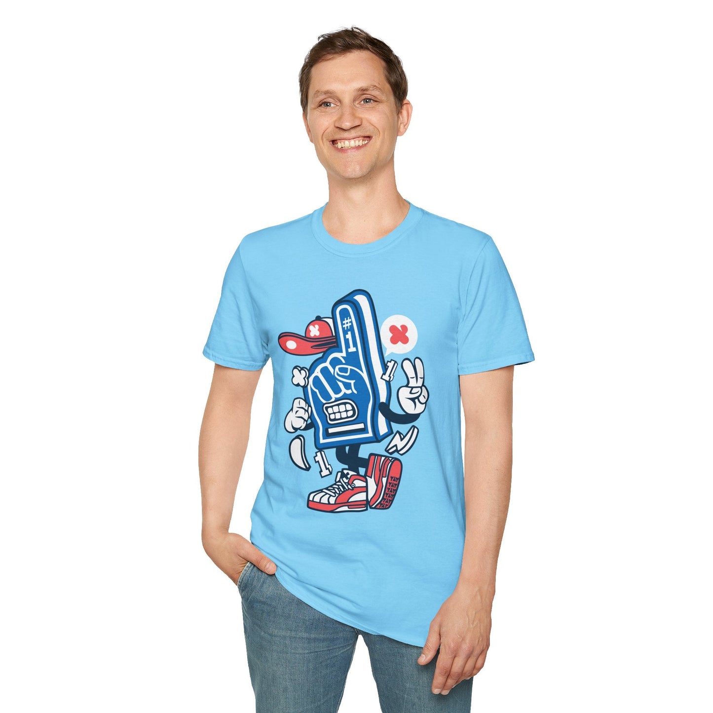 Cartoon T Shirt Animation Tee Unisex Funny Tee Gildan Softstyle 64000 100 Percent Ring Spun Cotton