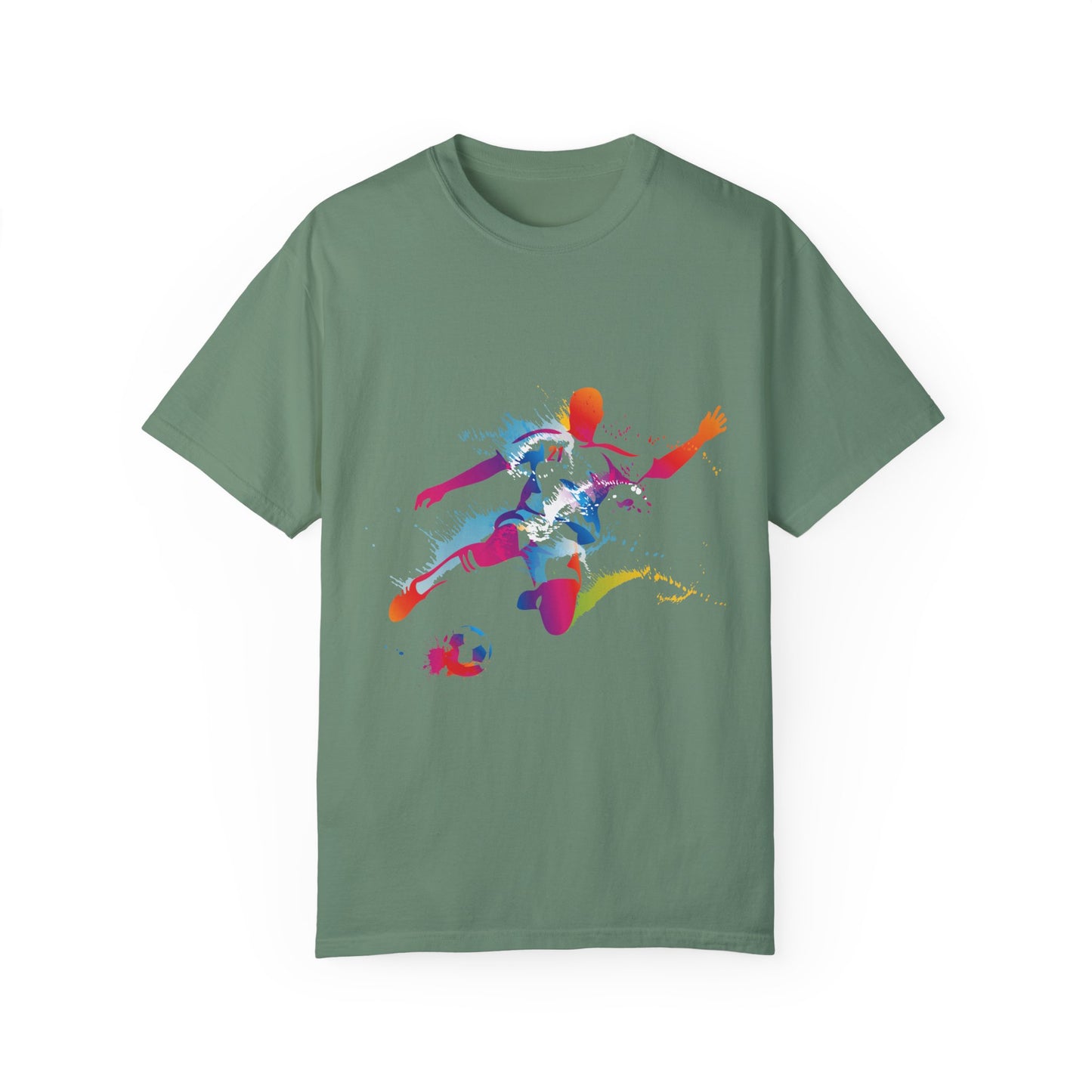 Unisex T-shirt with sports art design