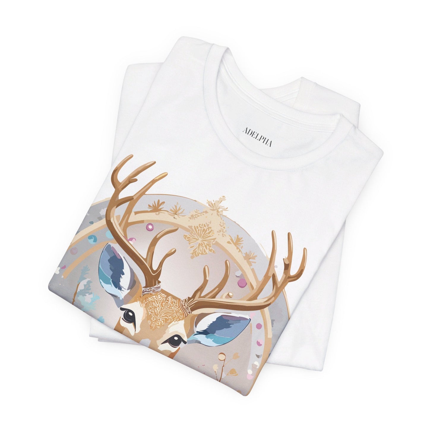 Adelpha Medallion Graphic Tee Unisex Short Sleeve Vintage Inspired Artwork Shirt