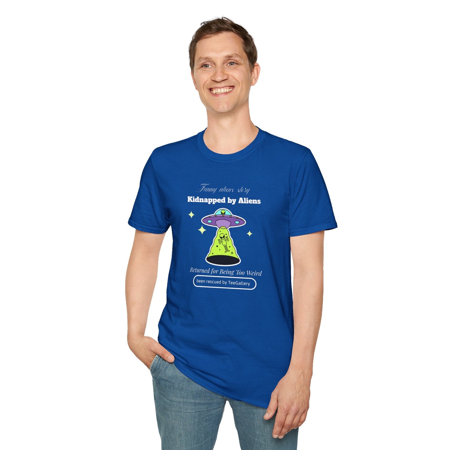 Alien Abduction Graphic Tee  Kidnapped by Aliens Funny UFO Shirt