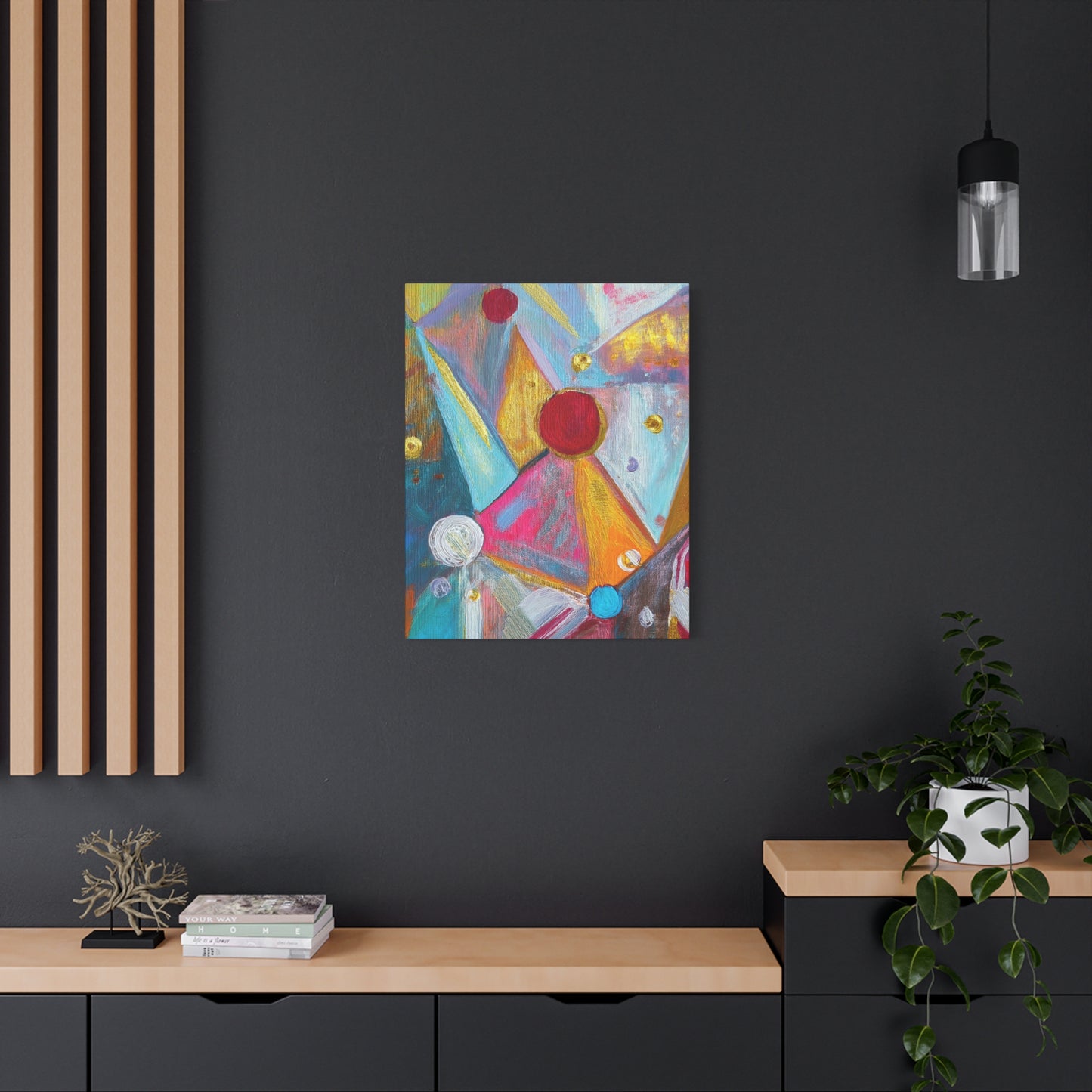Abstract Oil Painting Print Canvas 20x24,20x30,24x30 24x32,24x36,30x40 32x48,36x48,40x60 Pine-Wood Inner Frame ABS-173