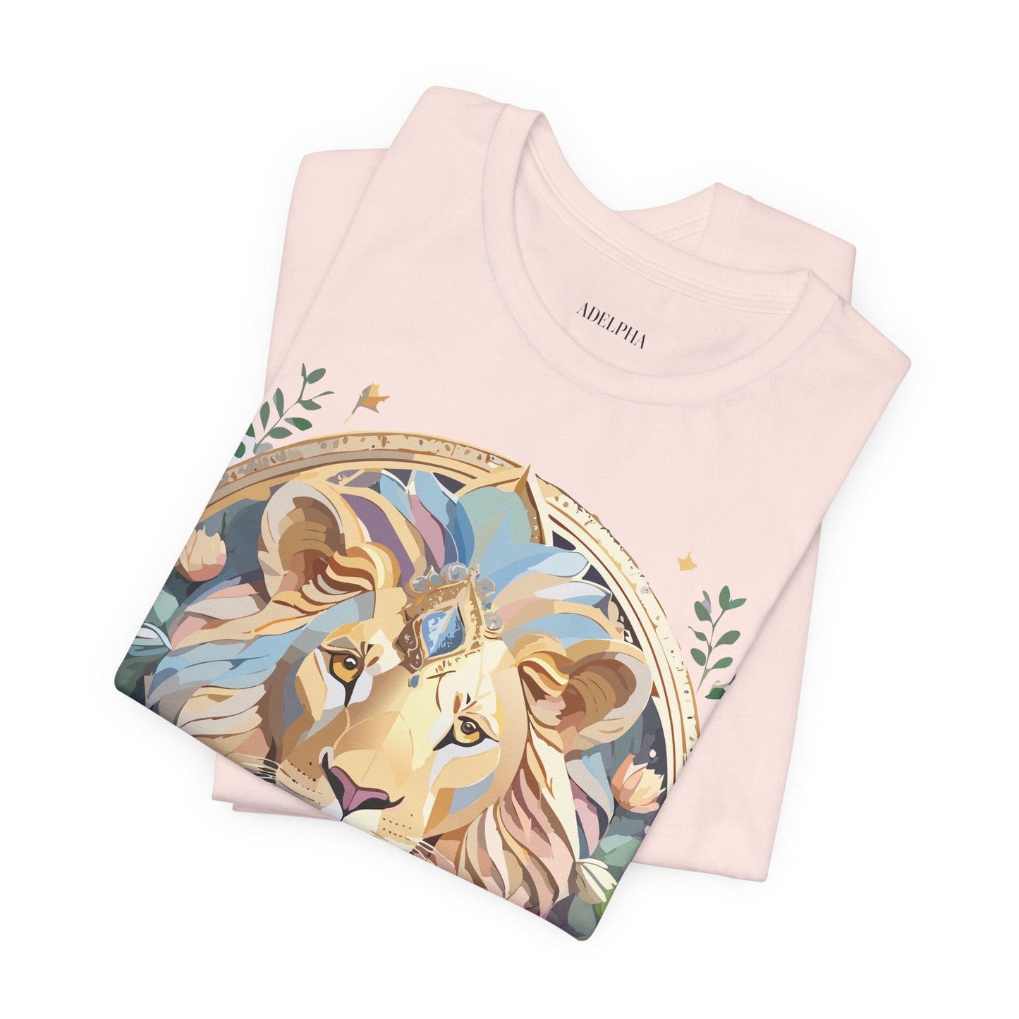 Medallion Graphic Unisex 100 Cotton Vintage Animal Medal Artwork Tee 3
