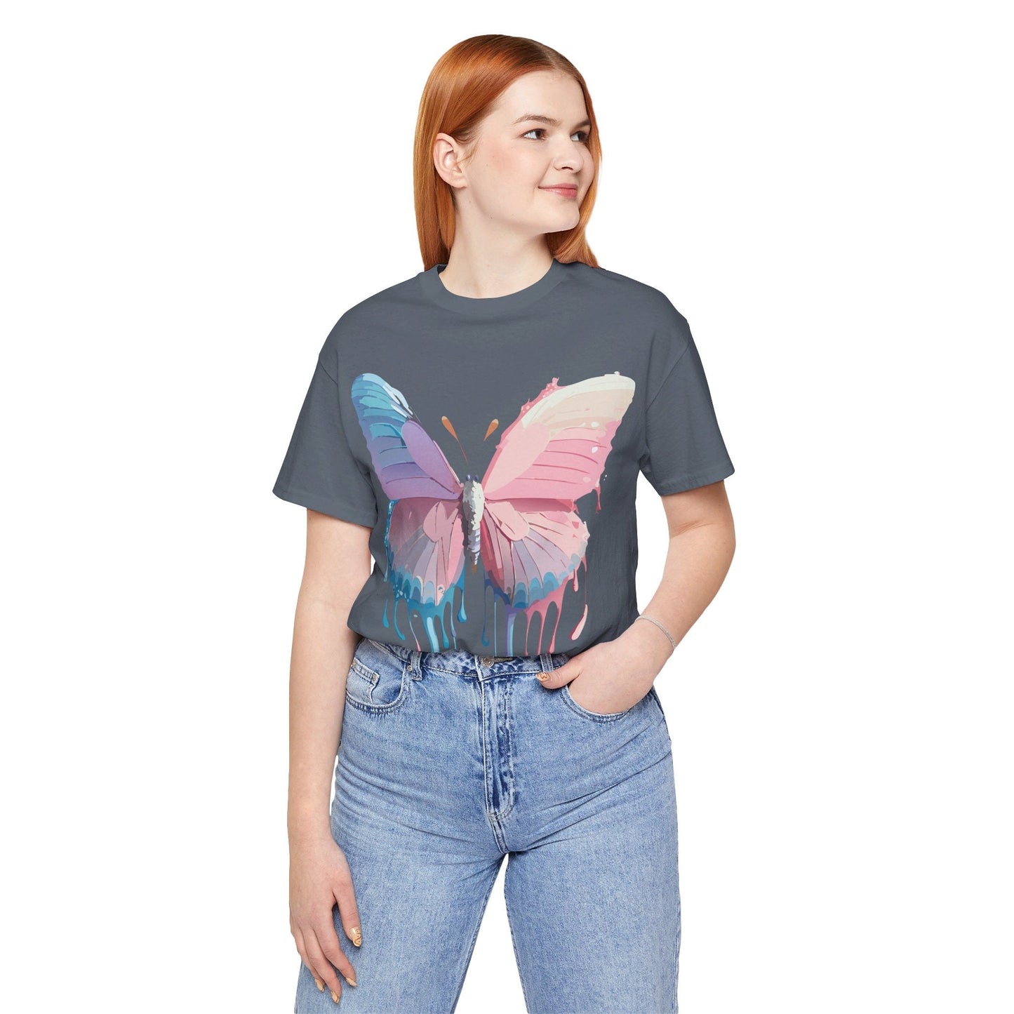 Adelpha Butterfly Graphic Tee Unisex Short Sleeve Art Design Shirt
