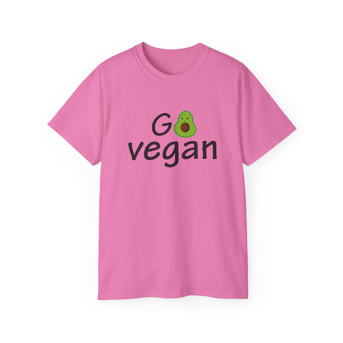 Go Vegan avocado graphic T-Shirt | plant based tee