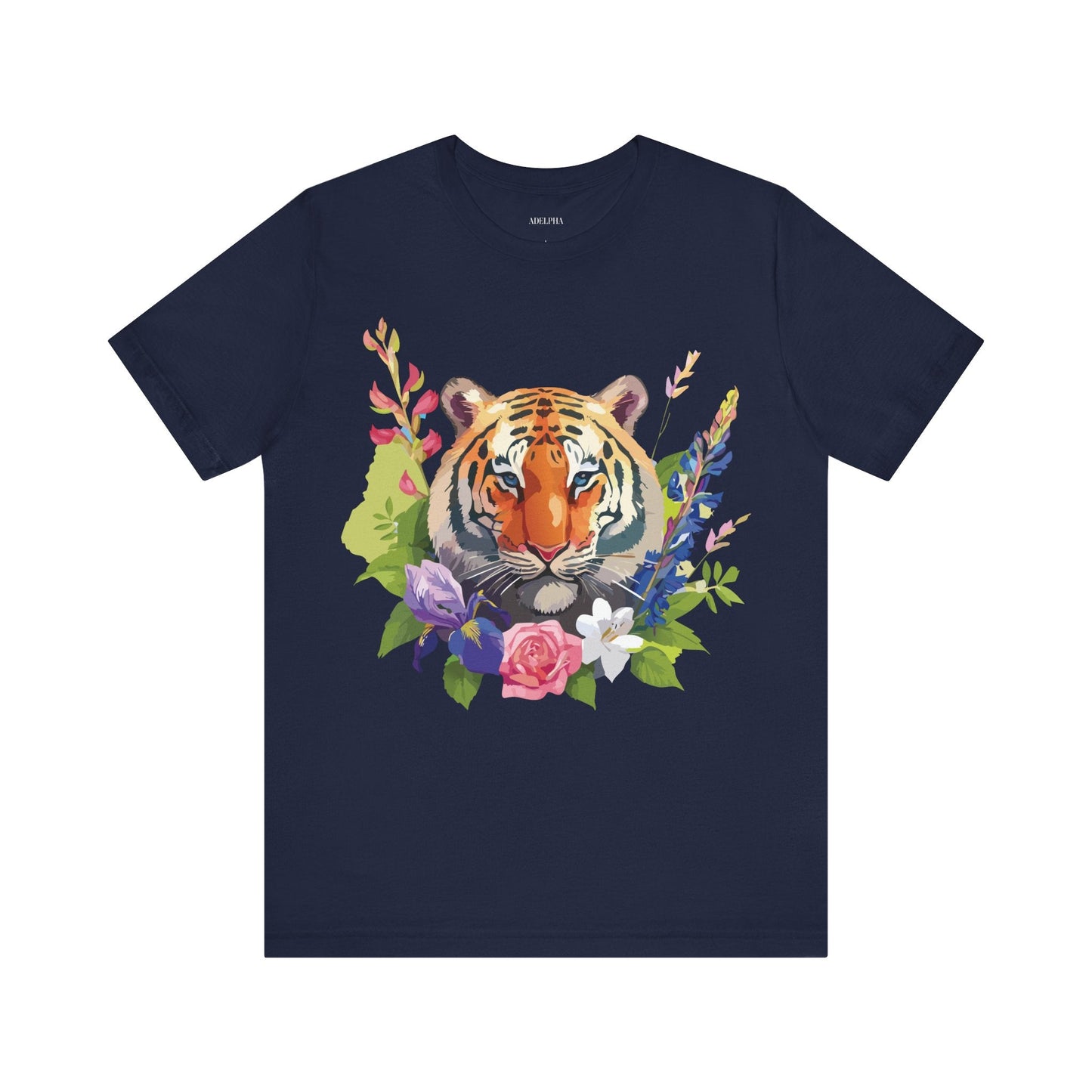 Tiger Shirt Unisex Jersey Short Sleeve Graphic Tee With Vintage Inspired Artwork From Adelpha