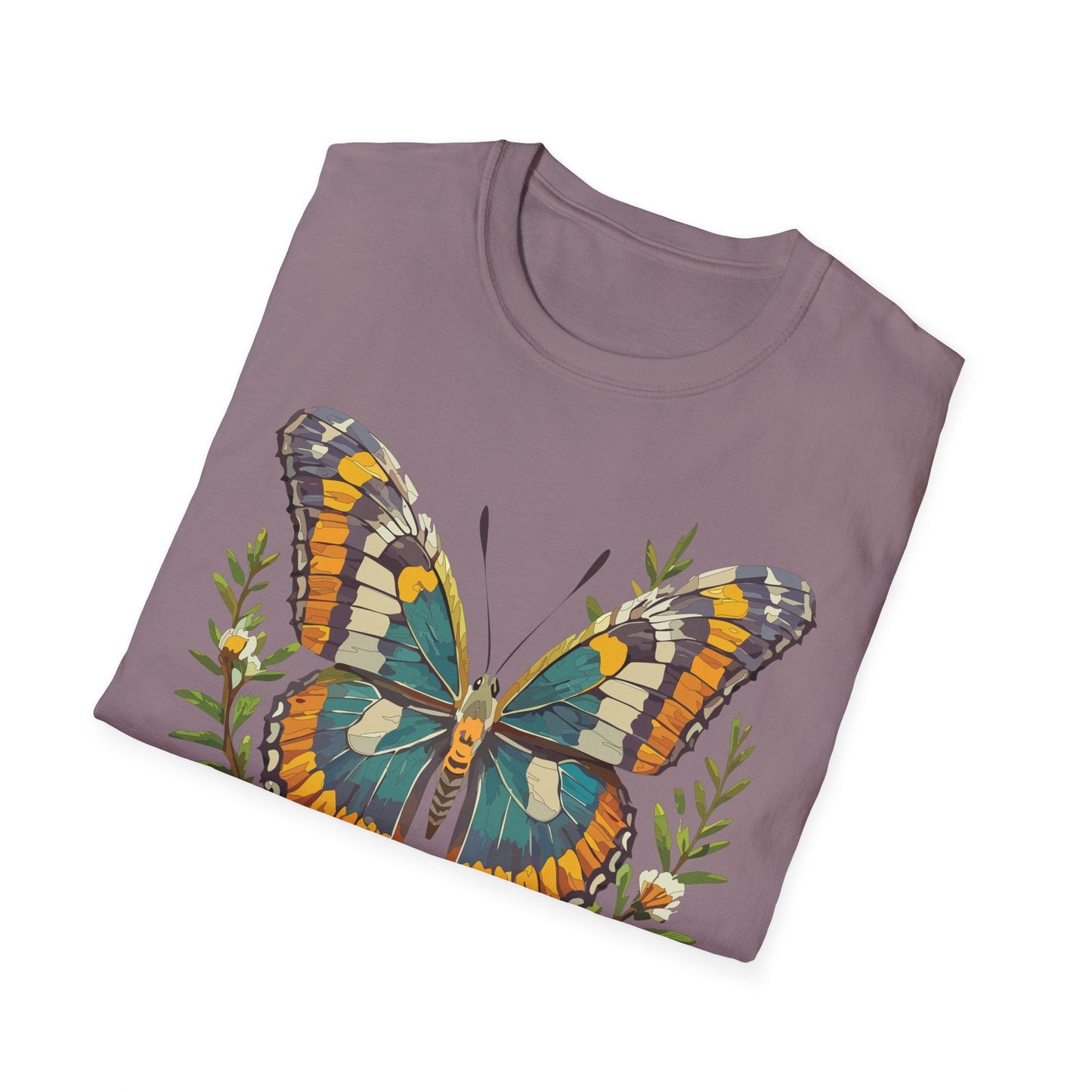 Monarch Butterfly Shirt Unisex T Shirt Softstyle 100 Percent Ring Spun Cotton Comfort