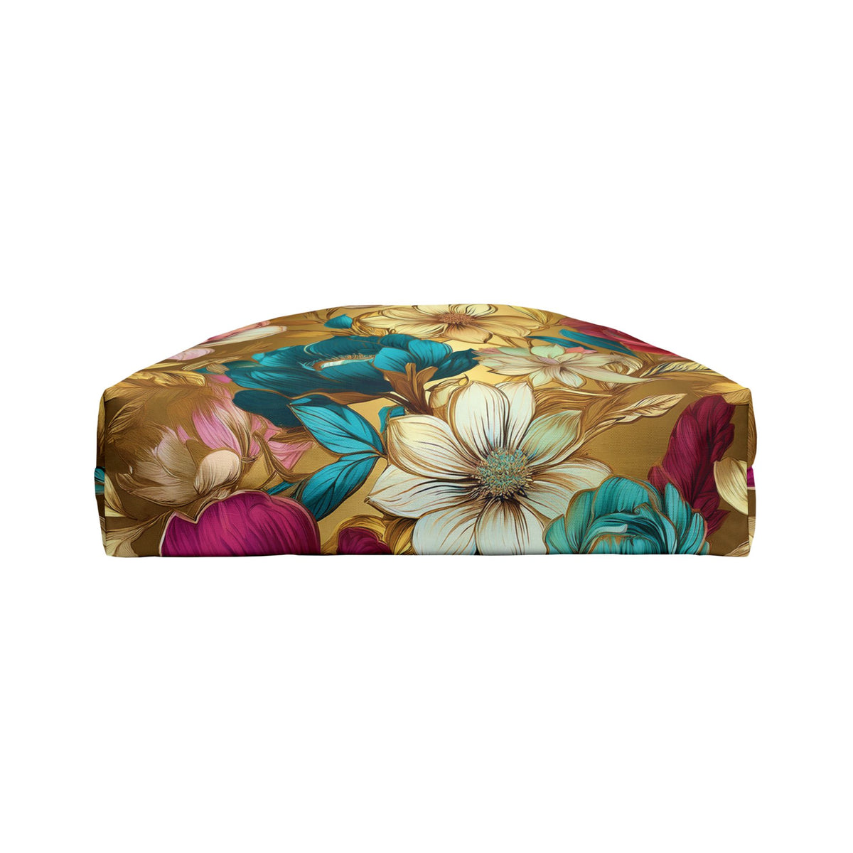 Floral Print Poly Canvas Weekender Bag 1