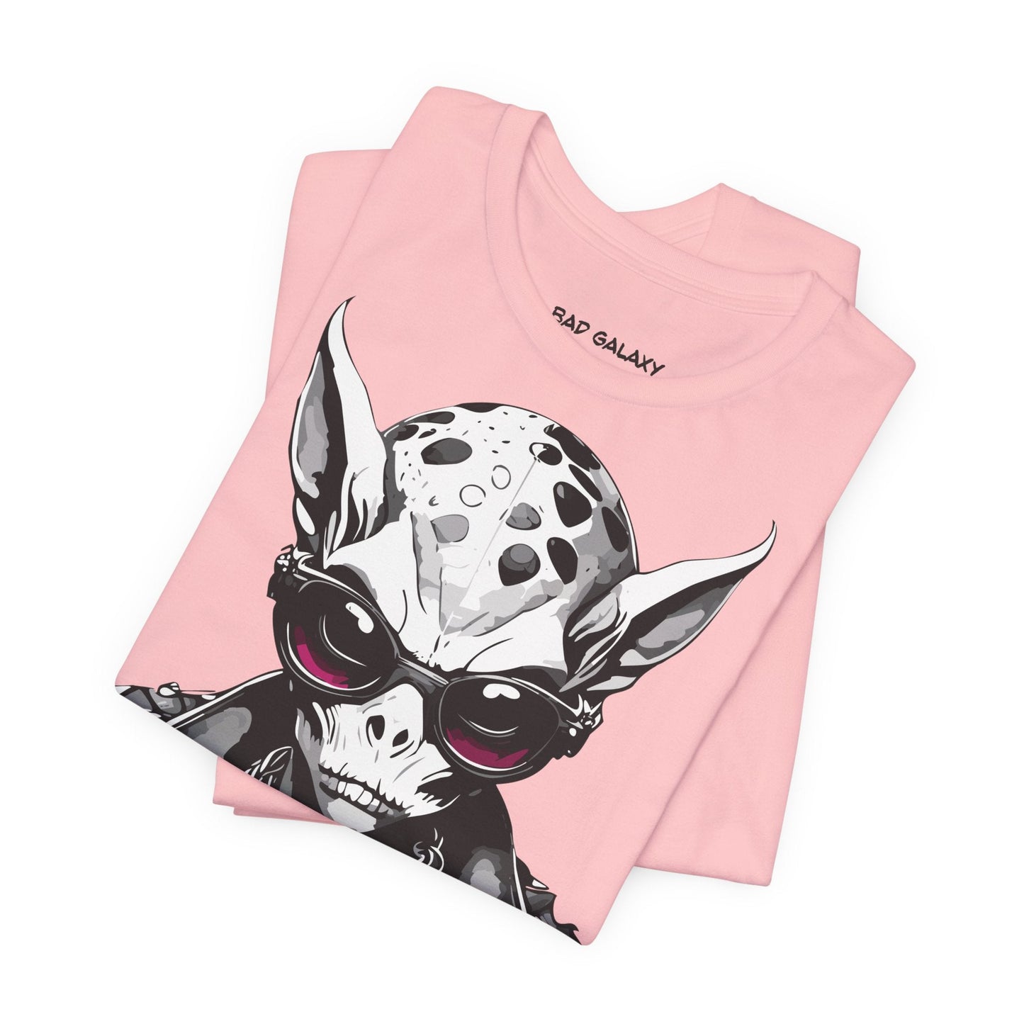 Alien Tee Shirt From Bad Galaxy 100 Cotton Made To Order With Eco Friendly Inks USA