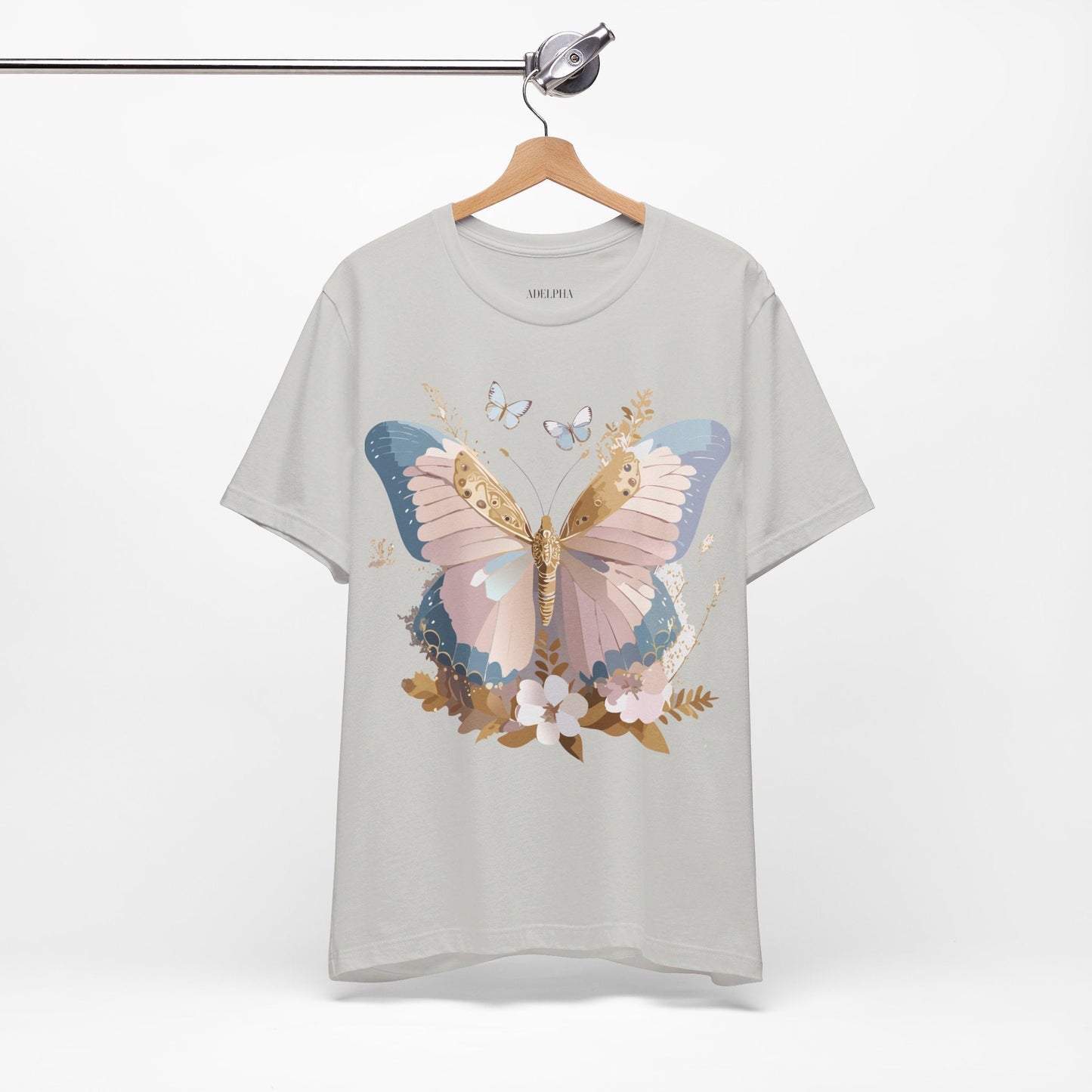 Adelpha Vintage Inspired Butterfly Graphic Tee Unisex Short Sleeve