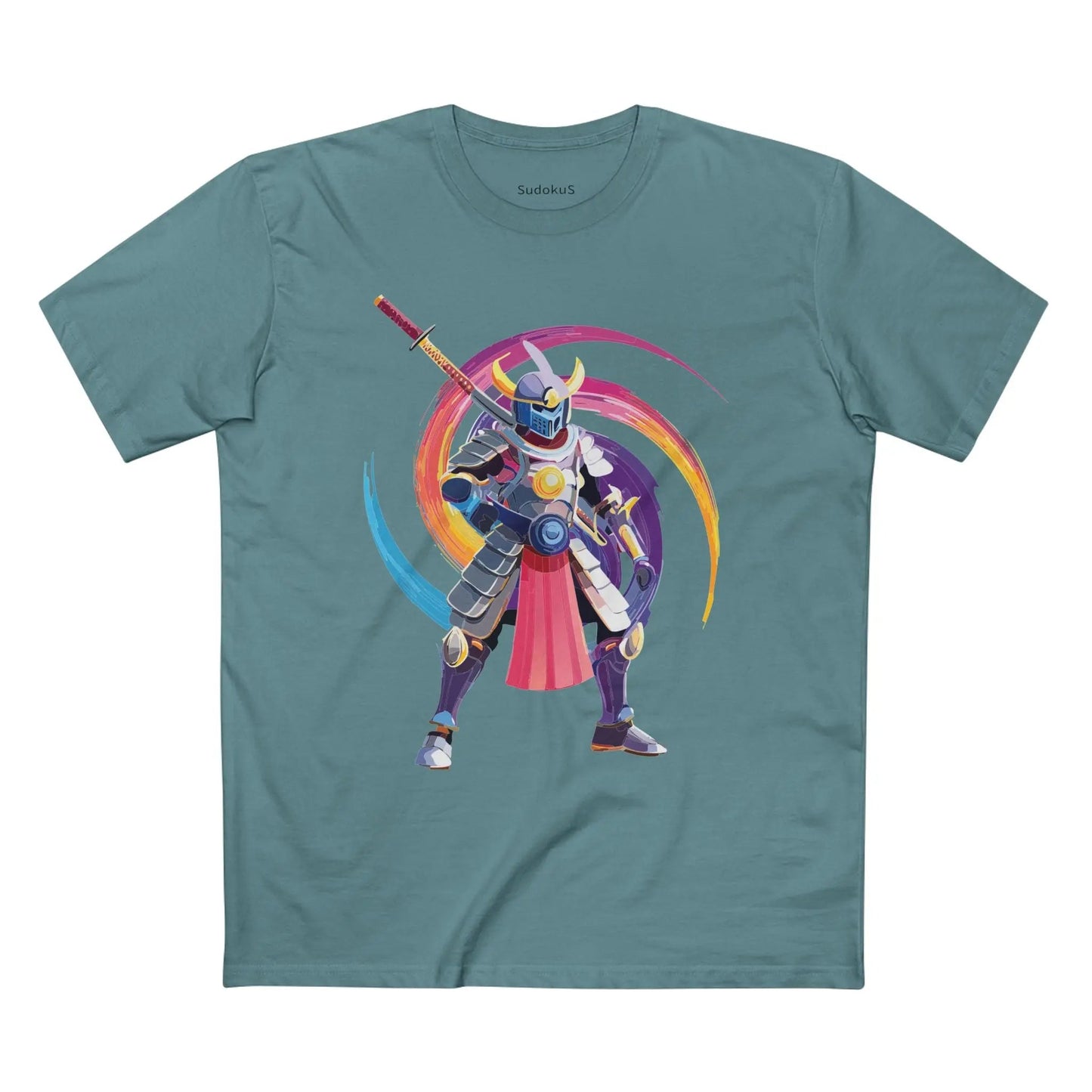 Samurai Graphic Unisex 100 Cotton Staple Tee 35