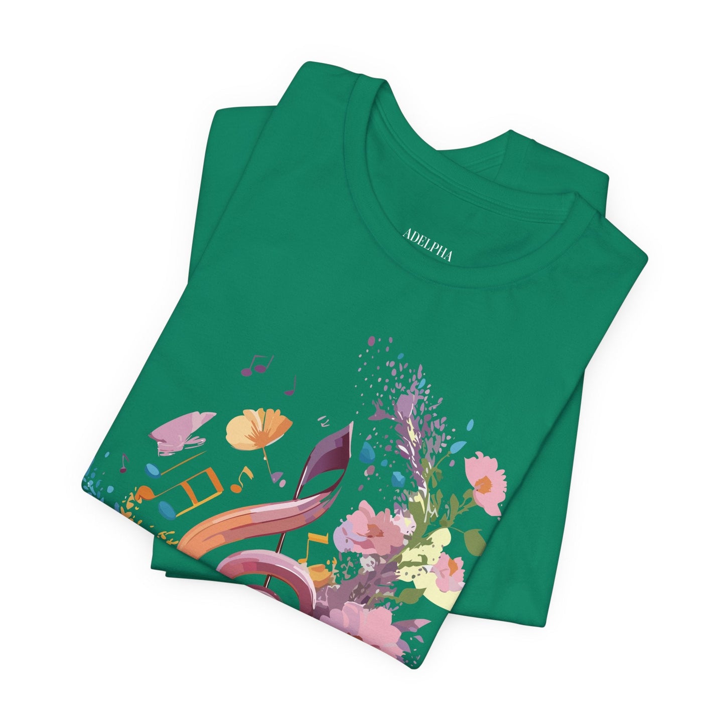 Unisex Graphic T Shirt From Adelpha With Vintage Music Inspired Artwork Short Sleeve Tee