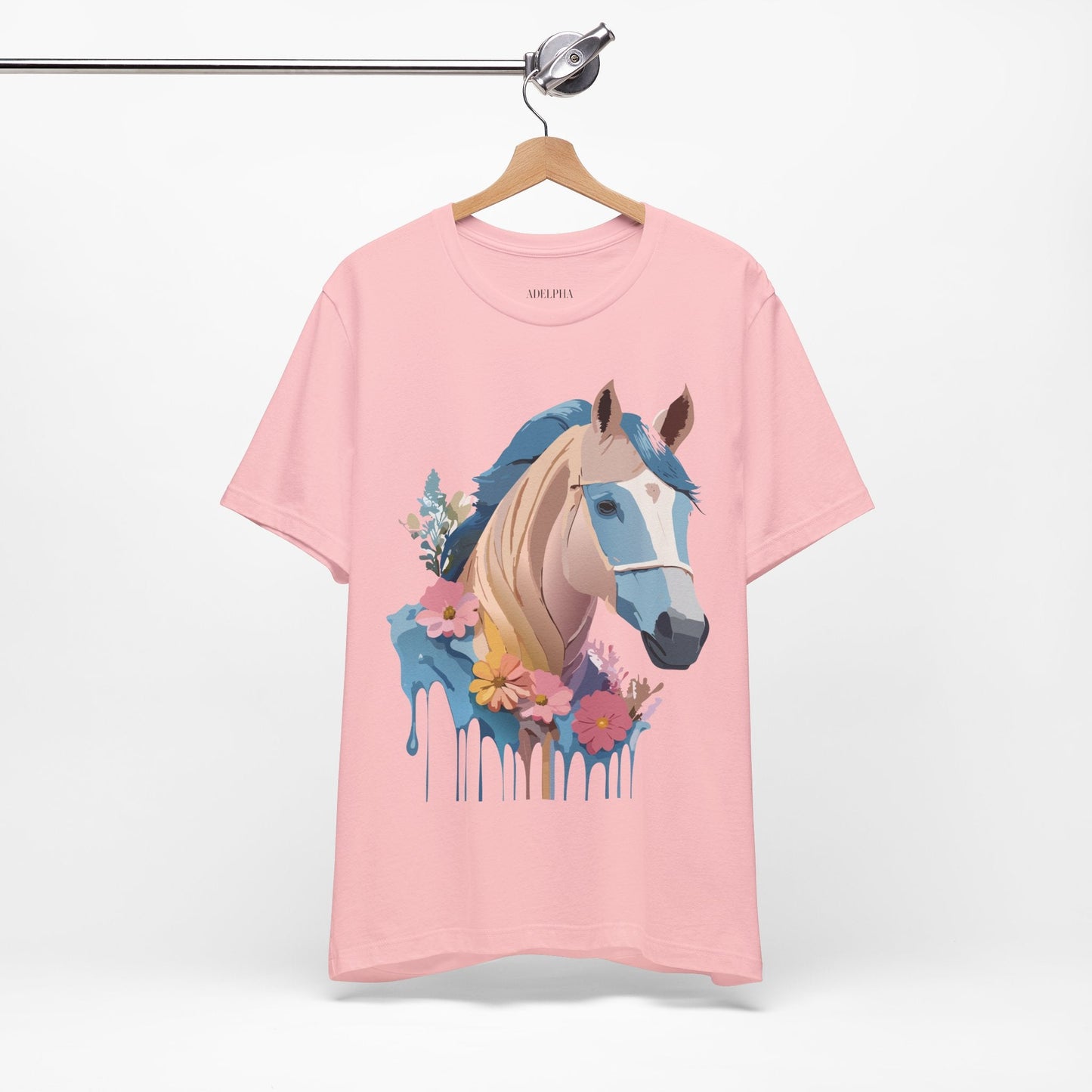 Horse Graphic Unisex 100 Cotton Vintage Animal Art T-Shirt 13