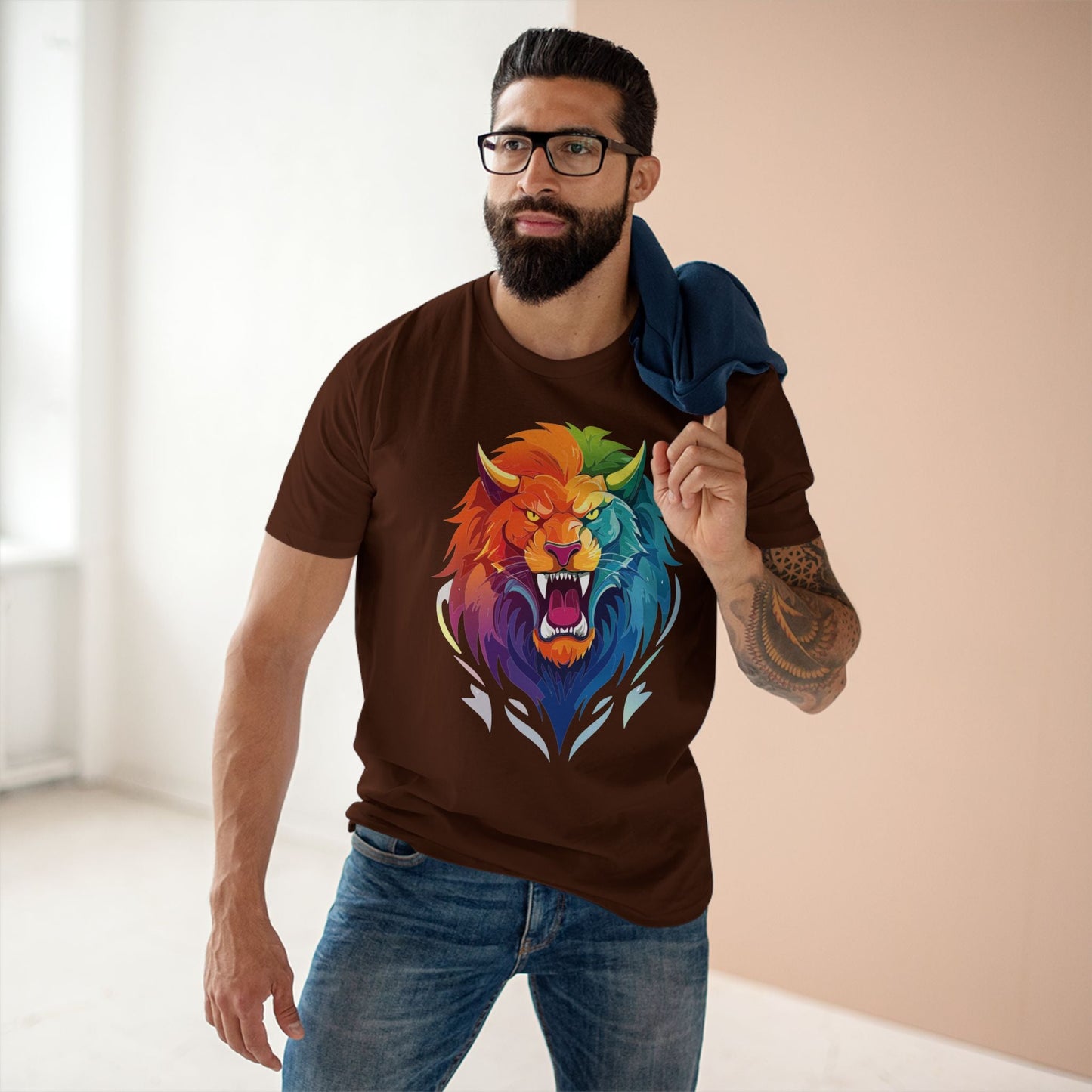 Cartoon Monsters Graphic Unisex 100 Cotton Staple Tee 21