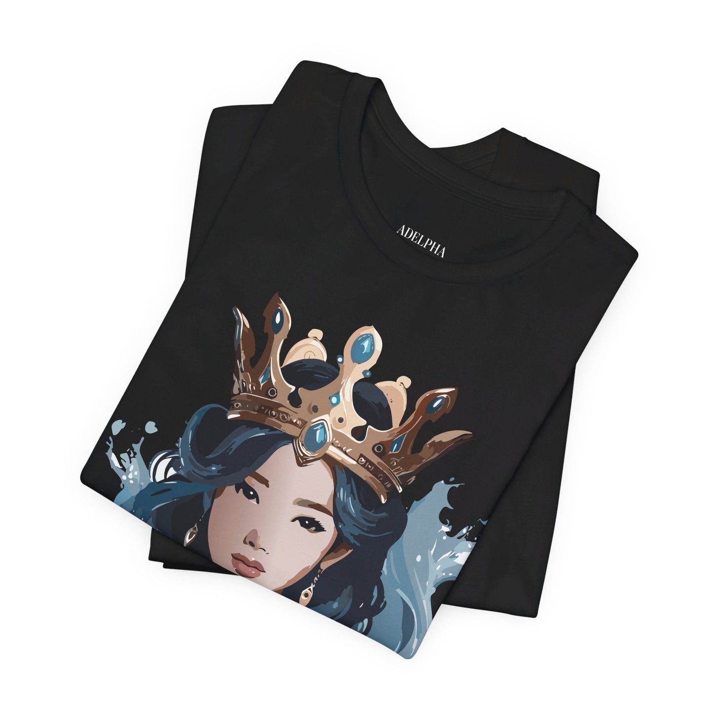 Queen Graphic Tee Unisex Vintage Inspired Art Design Shirt By Adelpha Jersey Short Sleeve