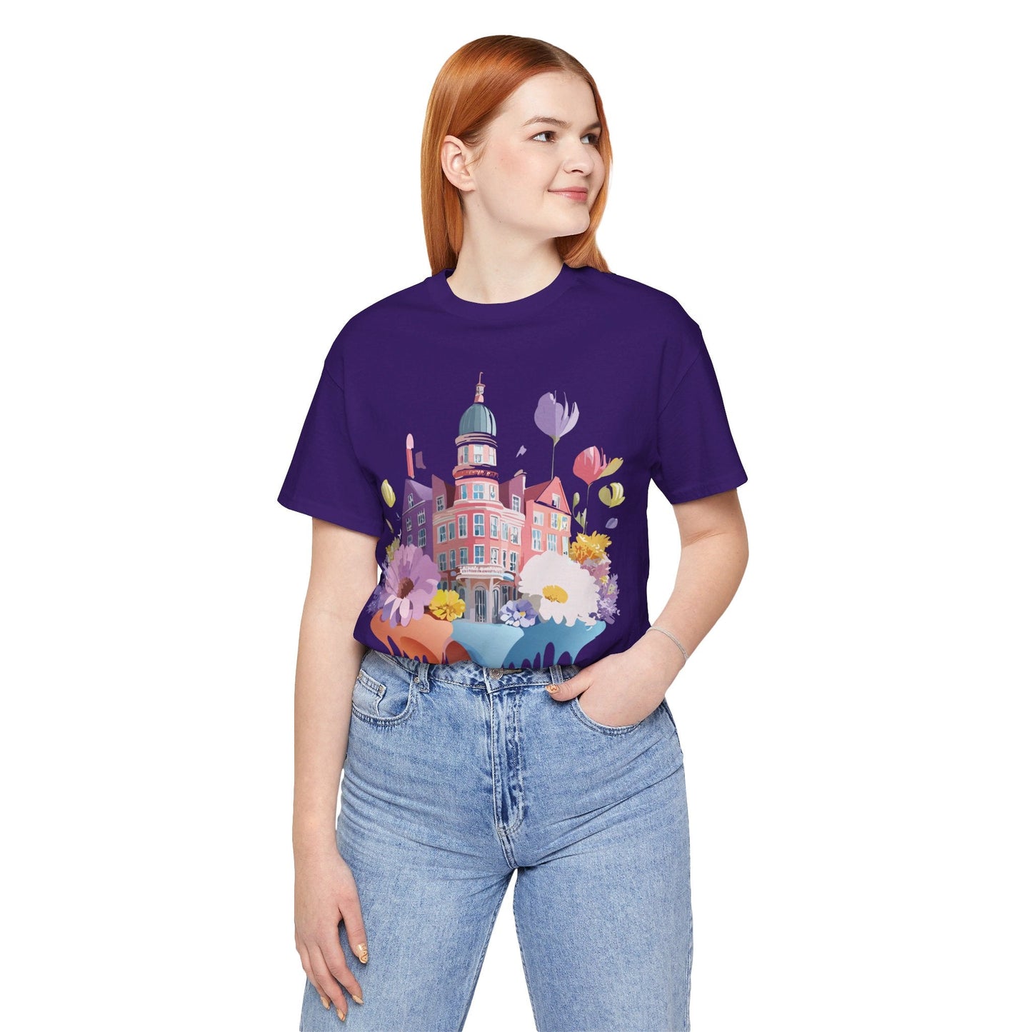 Amsterdam Tourist Unisex Graphic Tee With Vintage Artwork For Everyday Wear