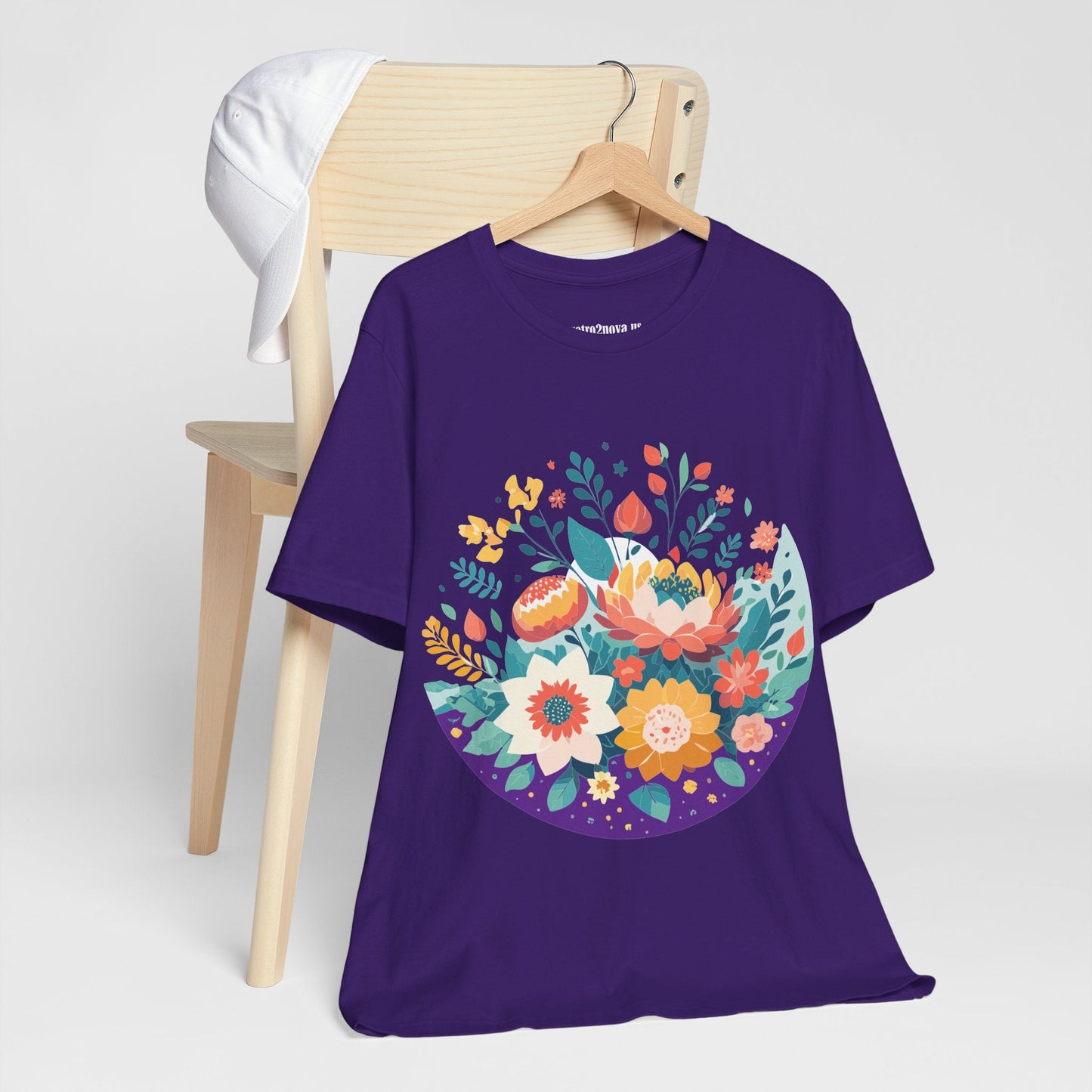 Flowers Shirt Floral Shirt Unisex Jersey Short Sleeve Tee Breathable Fabric Free Shipping