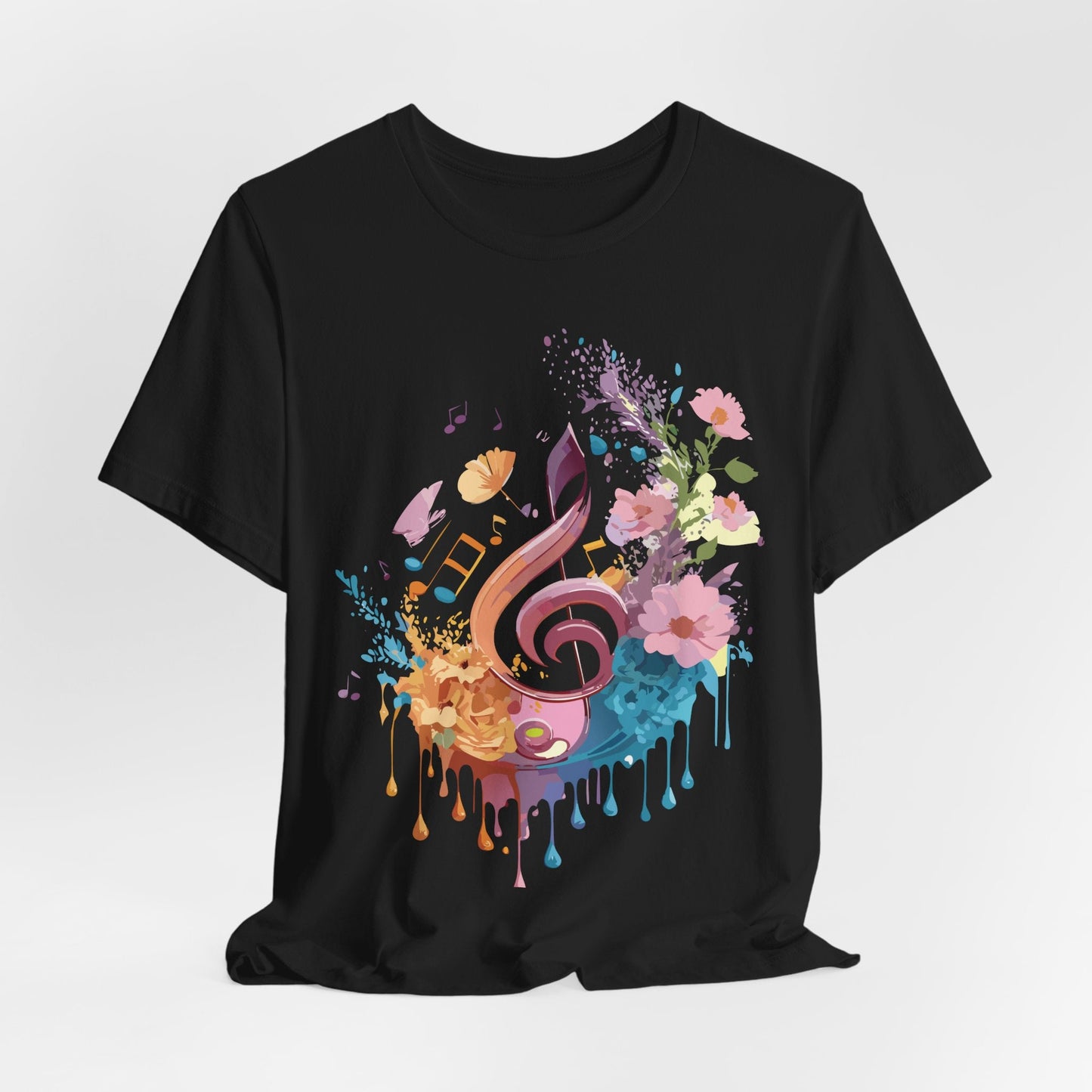Unisex Graphic T Shirt From Adelpha With Vintage Music Inspired Artwork Short Sleeve Tee