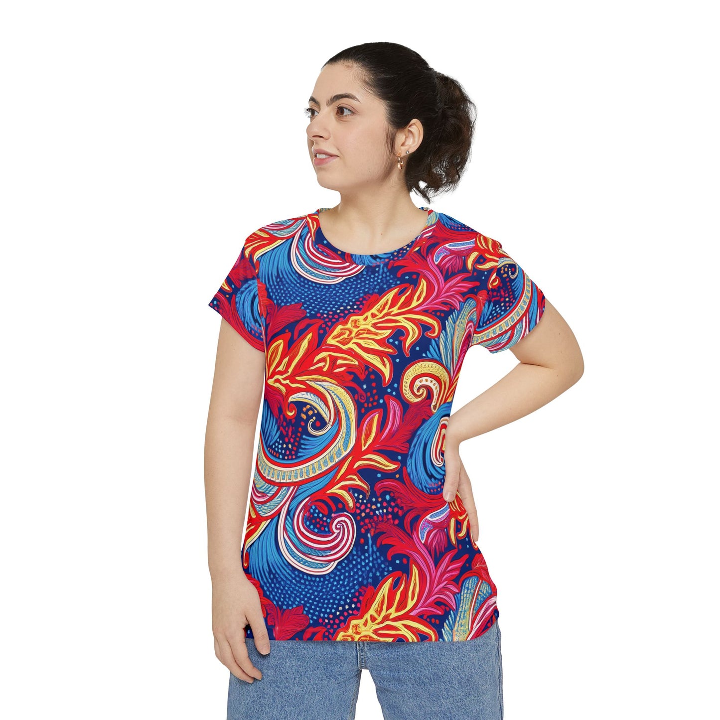 Abstract Print Shirt, Shirt with Abstract Print