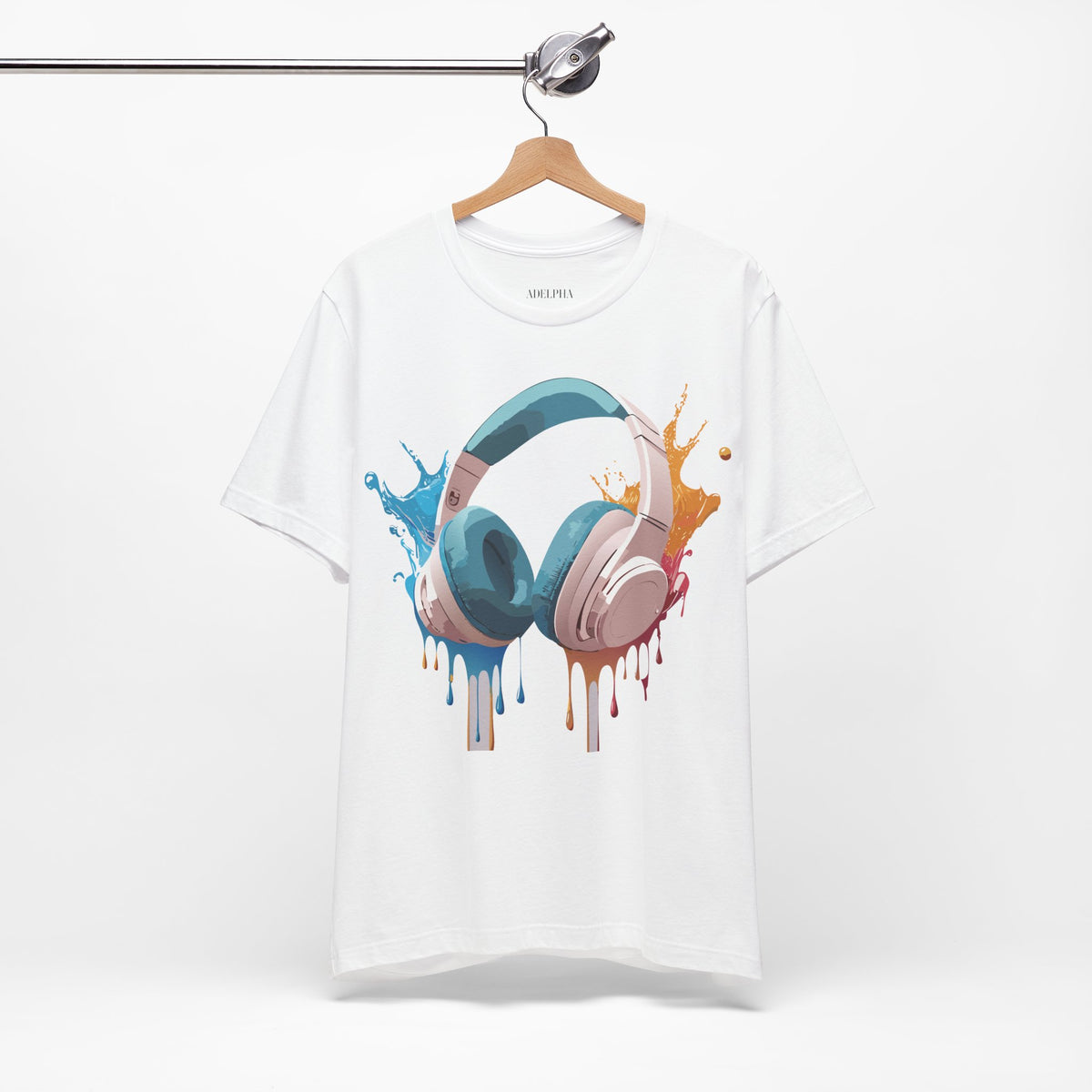 Music Graphic Unisex Cotton Bella+Canvas Tee with Art Design m146