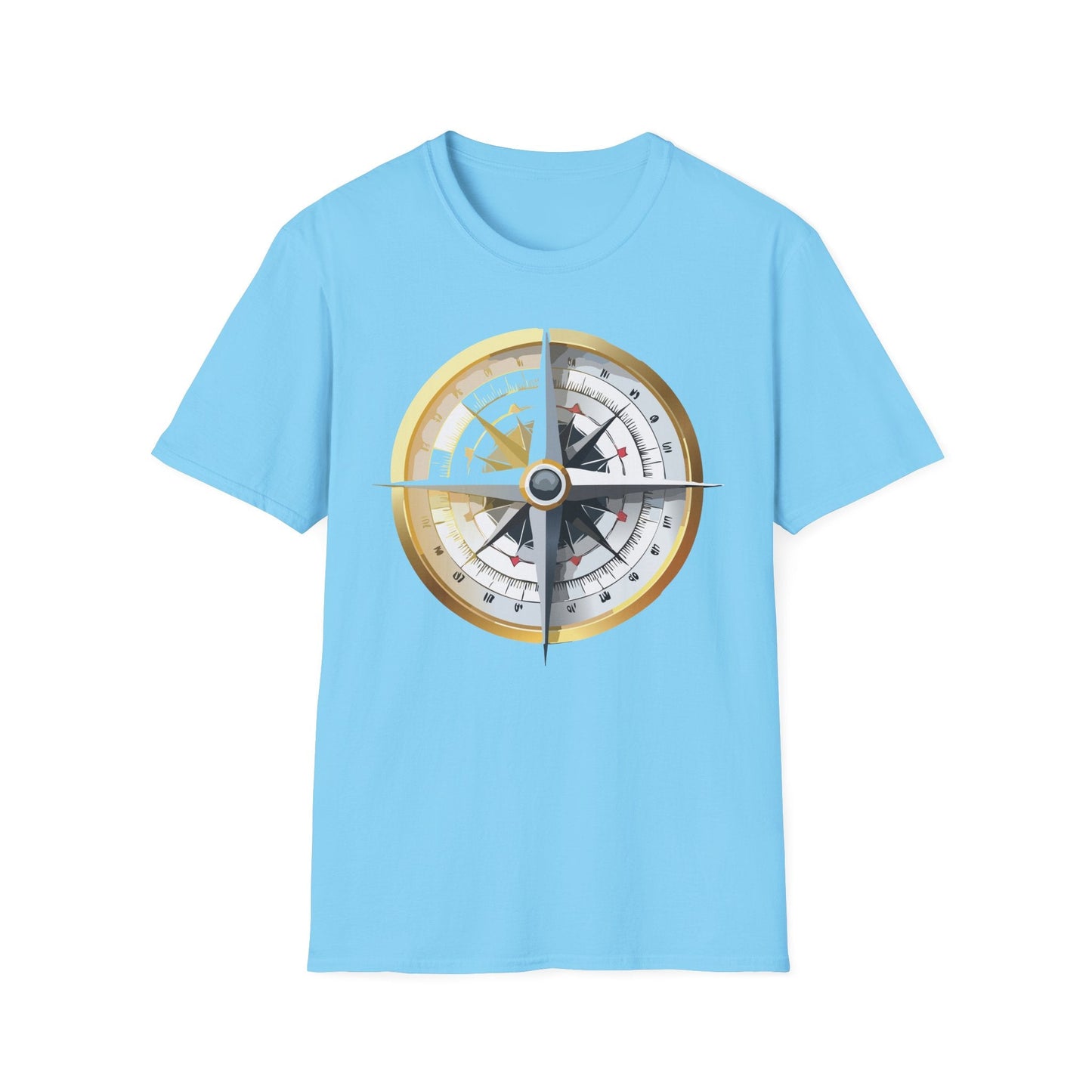 Compass Navigator Graphic Tee Unisex 100 Cotton 14