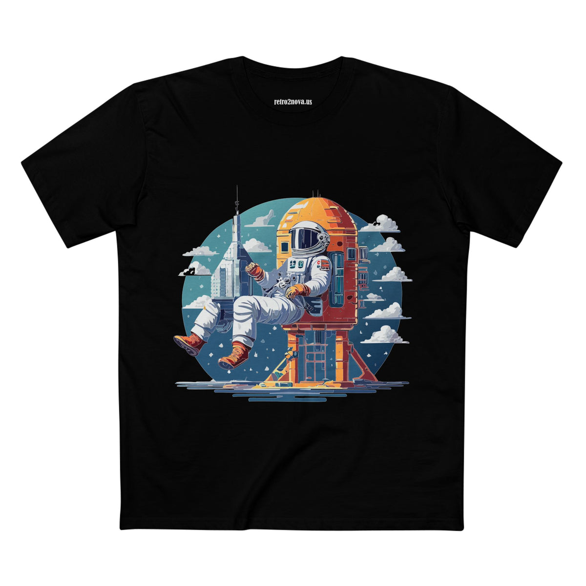 Cosmos Astronaut Graphic Tee Staple Unisex 100 Cotton Tee Shirt - CS-43