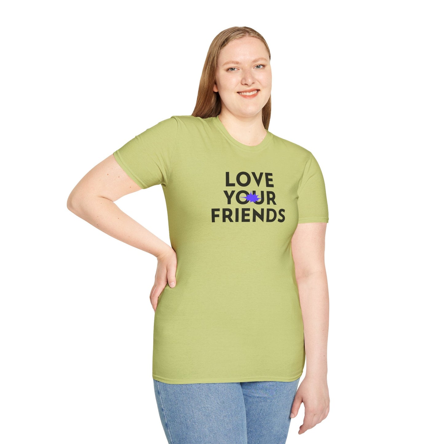 Positive Slogan T Shirts Unisex Gildan Softstyle 64000 Ring Spun Cotton Tee With Positive Quotes