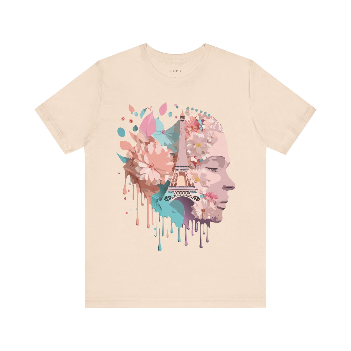 Unisex Cotton Bella+Canvas Tee with Paris