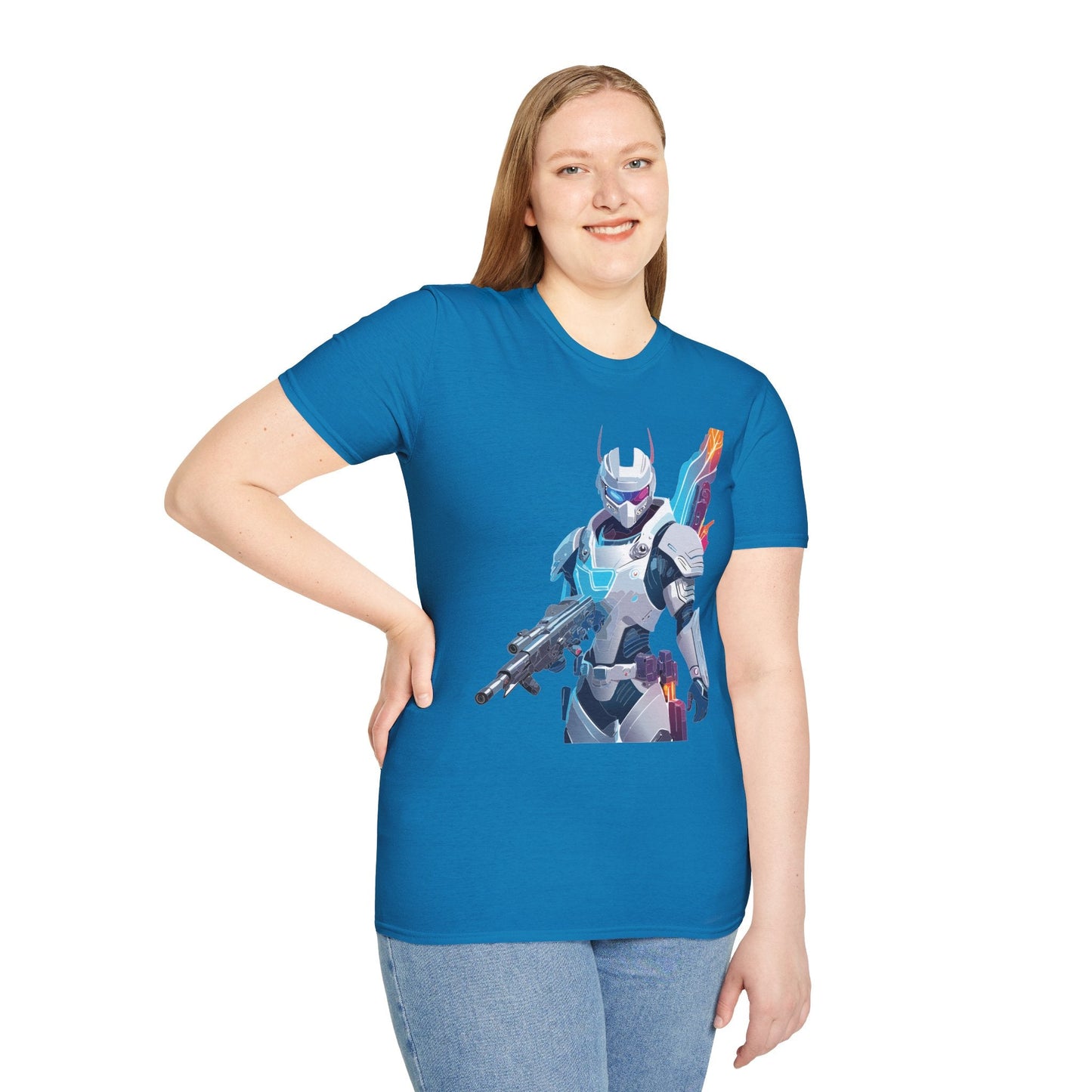 Robocop Graphic Unisex Cotton With Cyber Man Artwork Tee 3