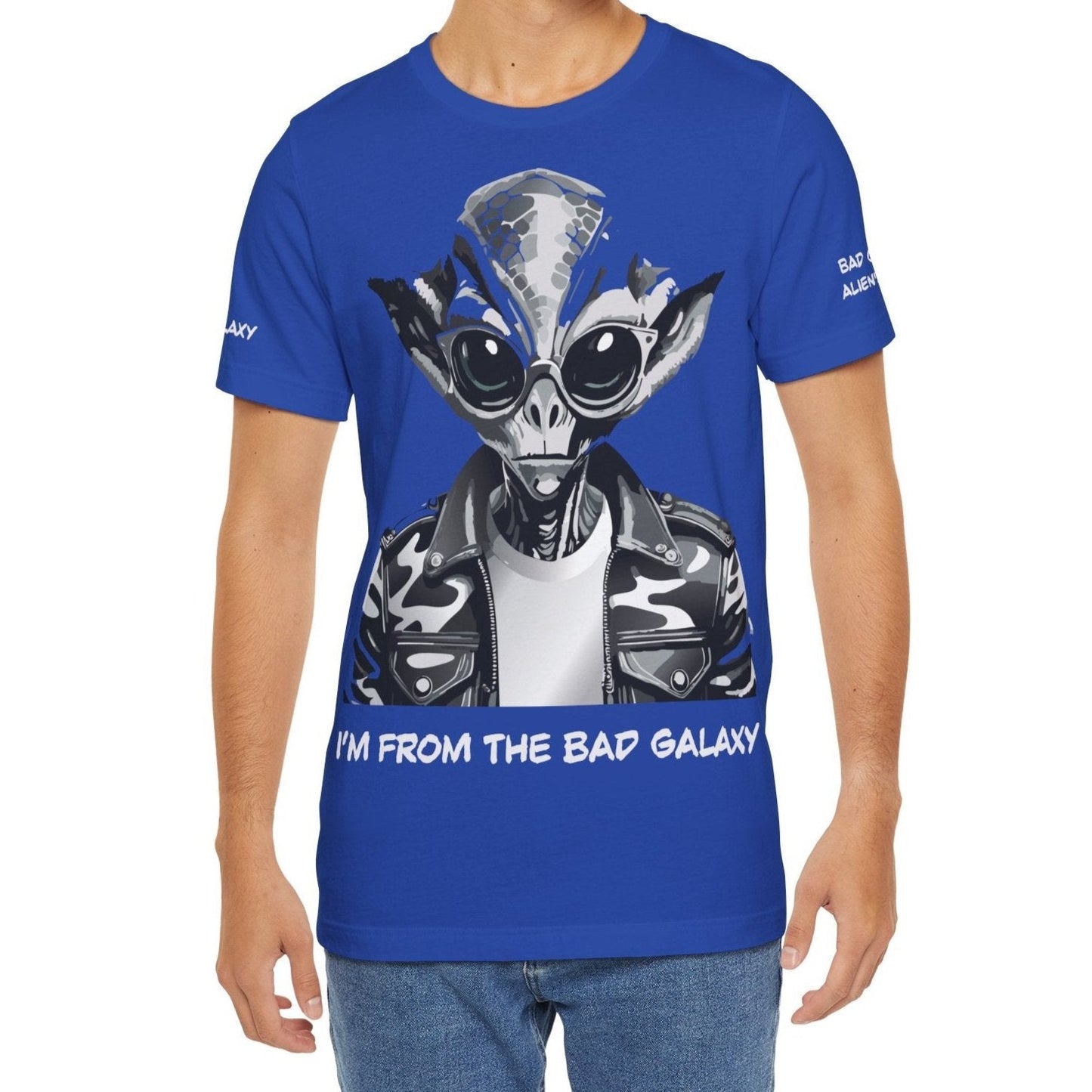 Alien T Shirt From Bad Galaxy Made To Order 100 Cotton Eco Friendly Inks Soft Comfortable