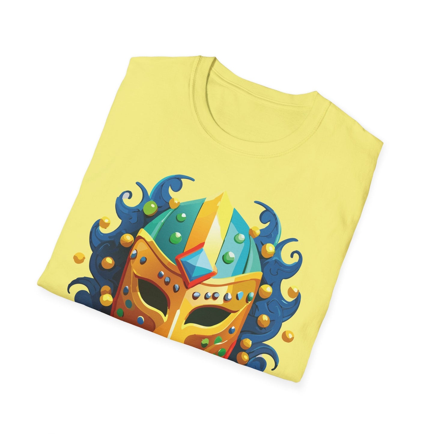 Unisex Mask Tee Shirt Gildan Softstyle 64000 100 Percent Ring Spun Cotton Comfort