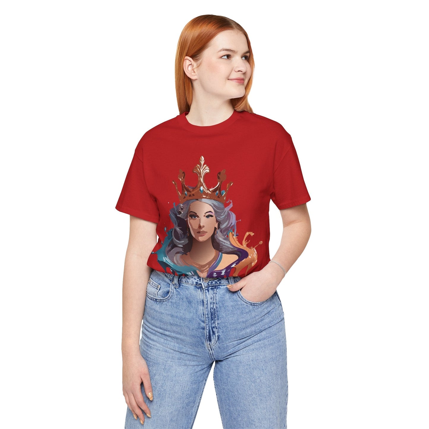 Queen Graphic Tee By Adelpha Art Design Unisex Short Sleeve Vintage Inspired Shirt