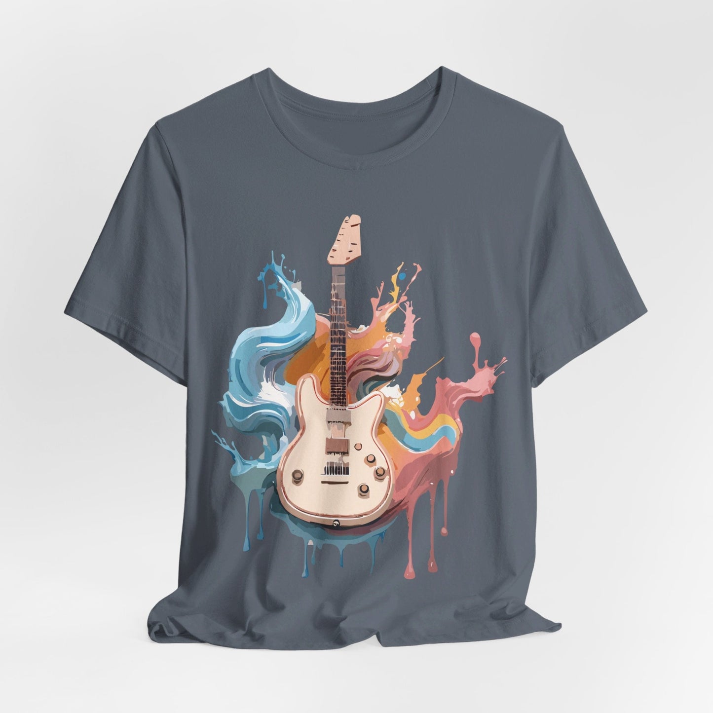 Adelpha Music Graphic T Shirt Unisex Short Sleeve Vintage Inspired Art Tee For Everyday Casual Wear