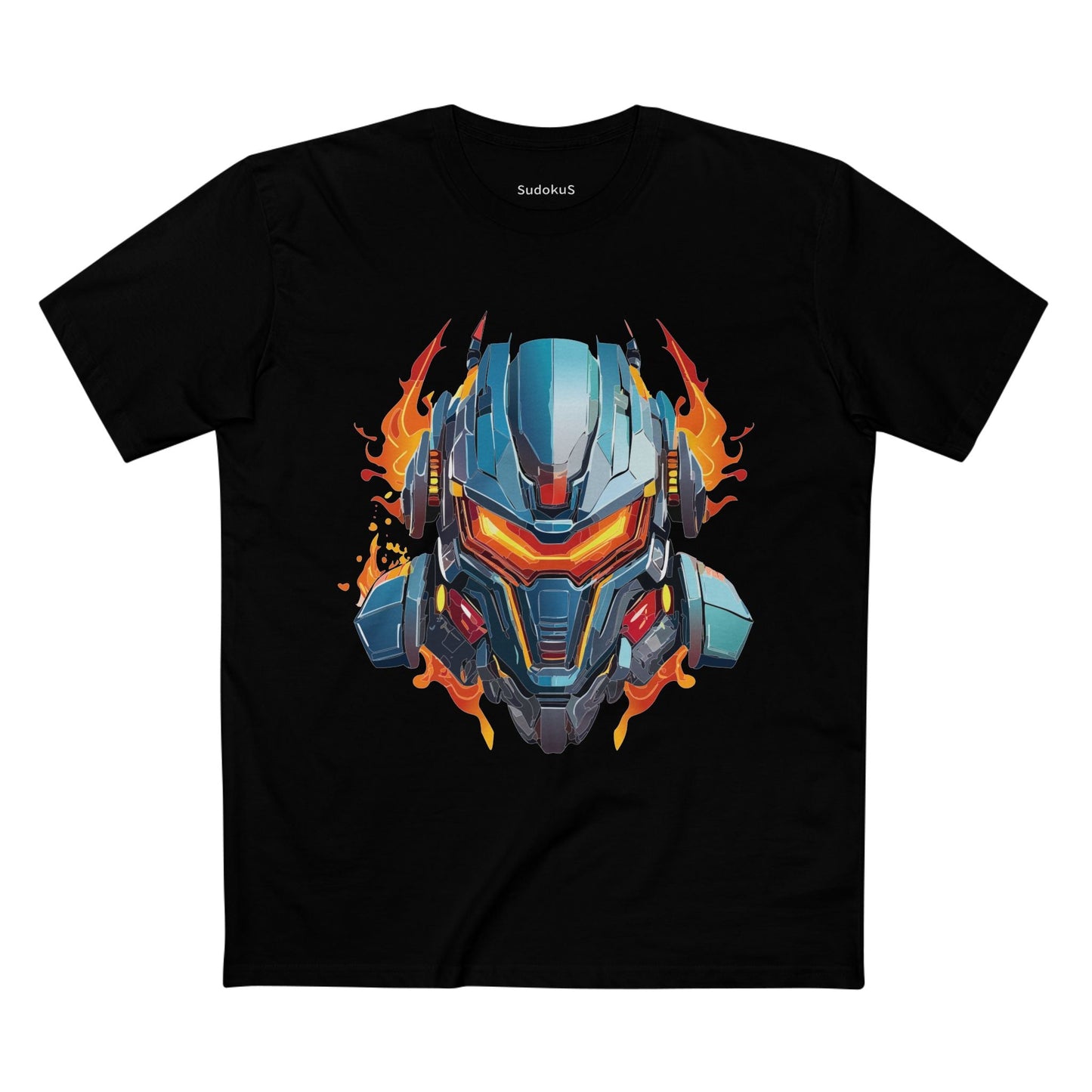 Cyborg Robot Graphic Unisex 100 Cotton Staple Tee 18