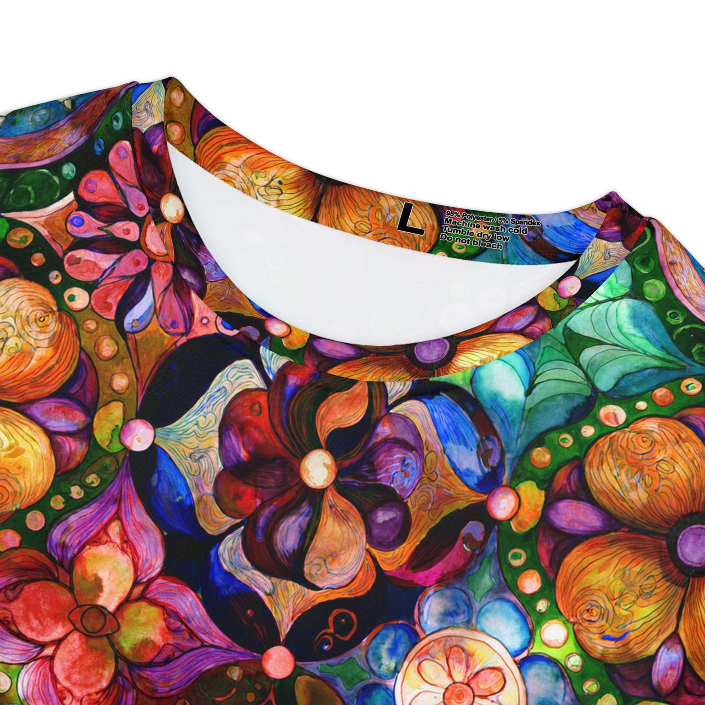 抽像印花襯衫，帶有抽象圖案的襯衫