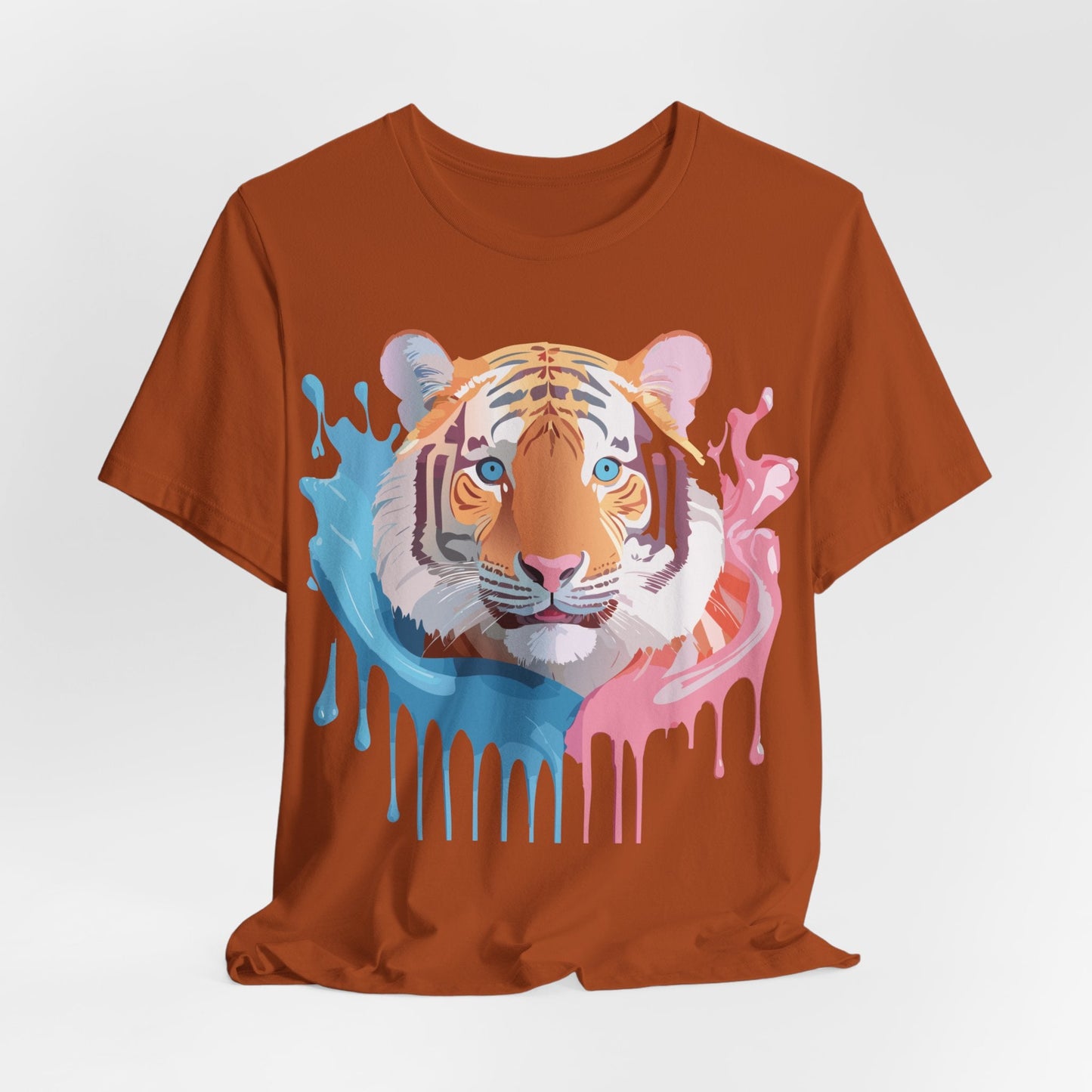Adelpha Tiger Graphic Tee Premium Unisex Jersey Short Sleeve With Vintage Artwork