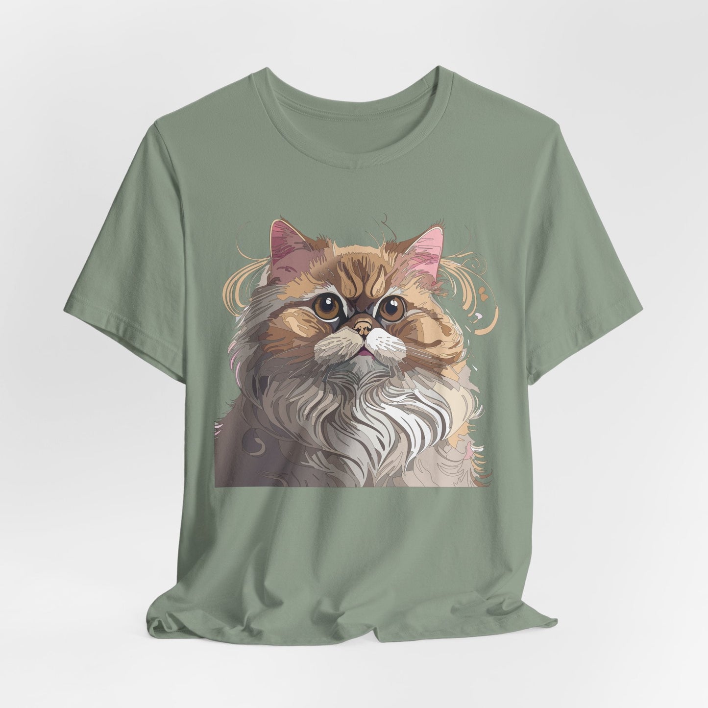 Unisex Animal Shirt With Animals Art Design Tee Short Sleeve Wildlife Print Tee Collection