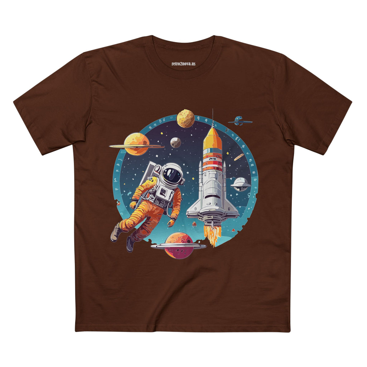 Cosmos Astronaut Graphic Tee Staple Unisex 100 Cotton Tee Shirt - CS-29