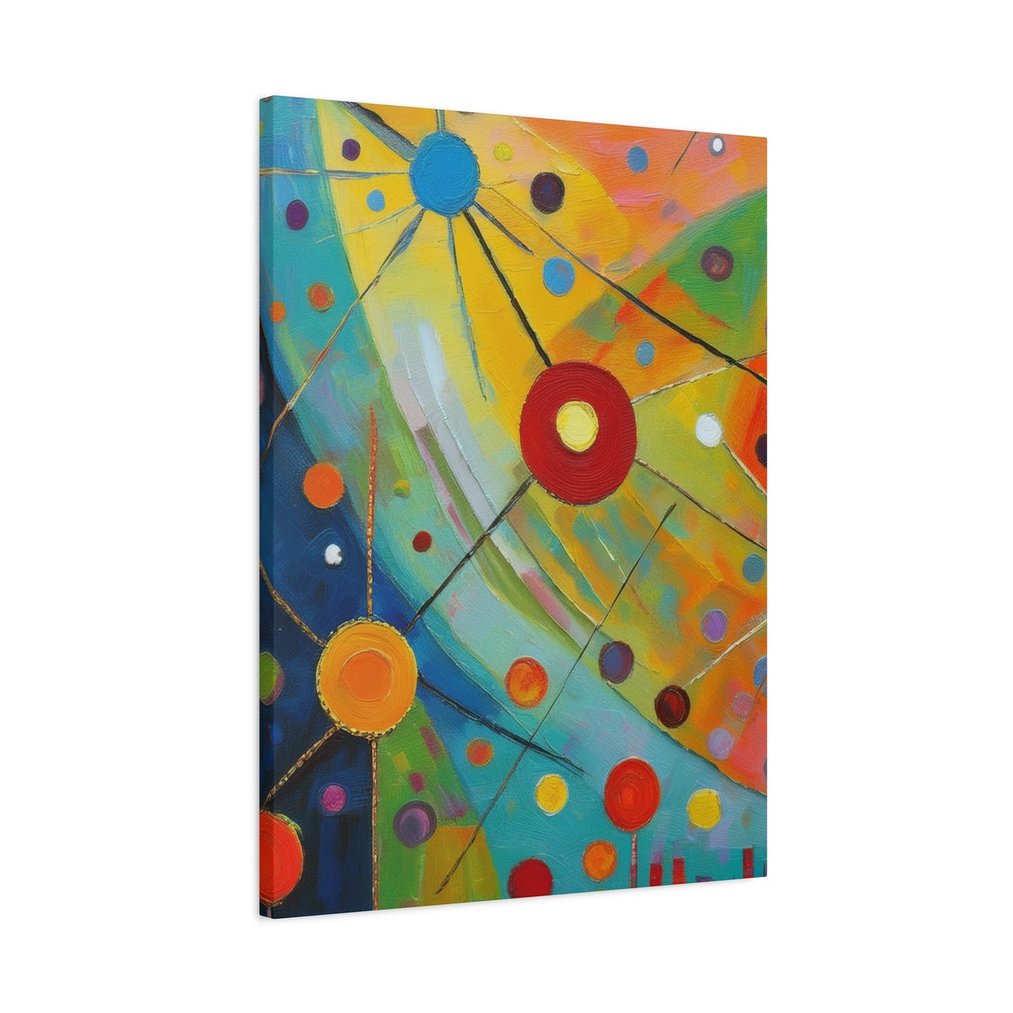 Abstract Oil Painting Print Canvas 20x24,20x30,24x30 24x32,24x36,30x40 32x48,36x48,40x60 Pine-Wood Inner Frame ABS-144