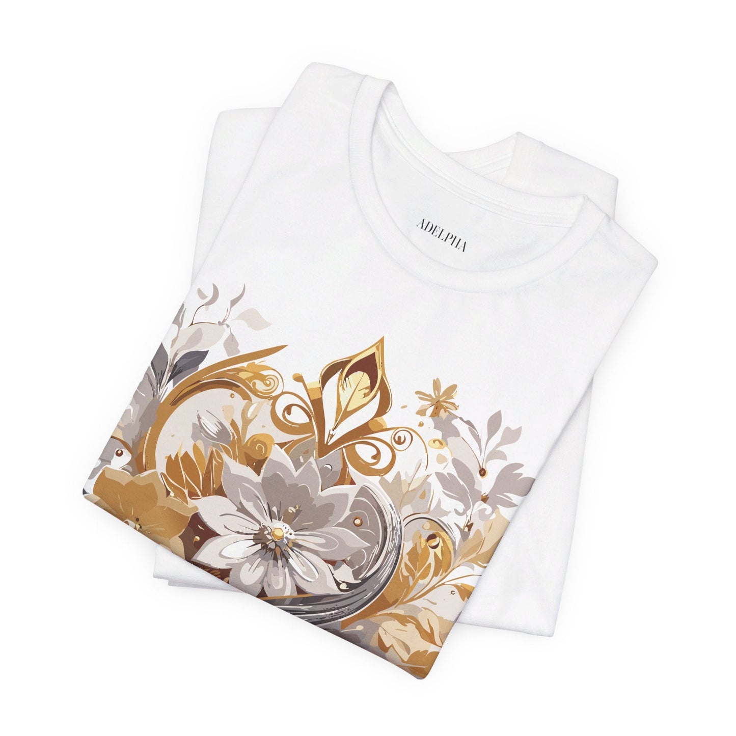 Adelpha Vintage Inspired Unisex Graphic Tee Short Sleeve Jersey Art Design Premium Casual Wear