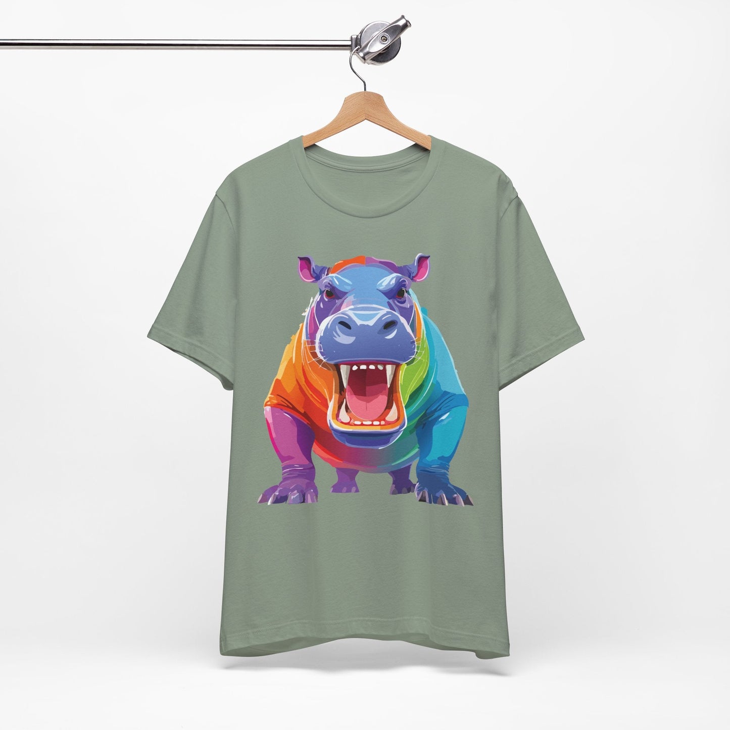 Unisex Animal Tee Shirt With Art Design Wild Animals Graphic Tee For Men Women All Sizes