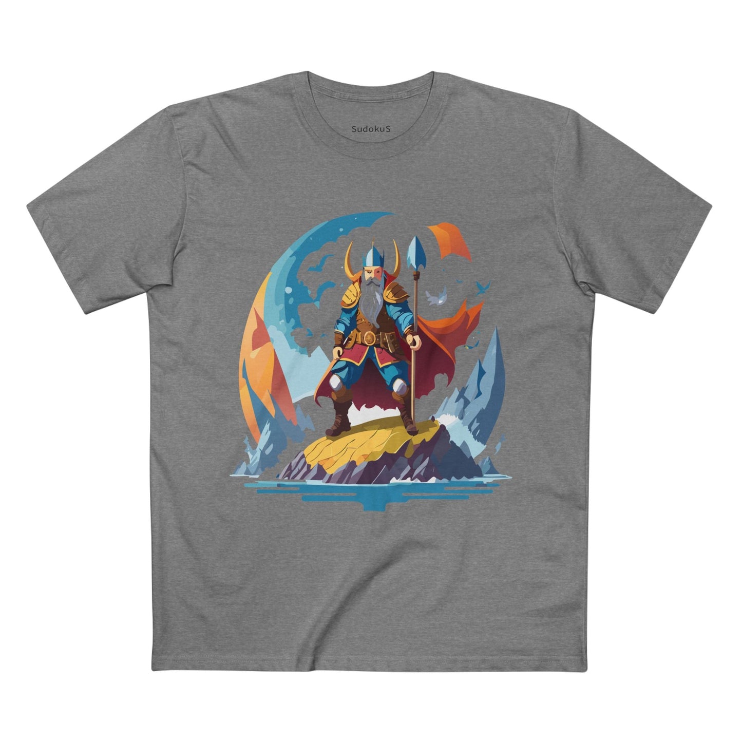 Viking Graphic Unisex 100 Cotton Staple Tee 8