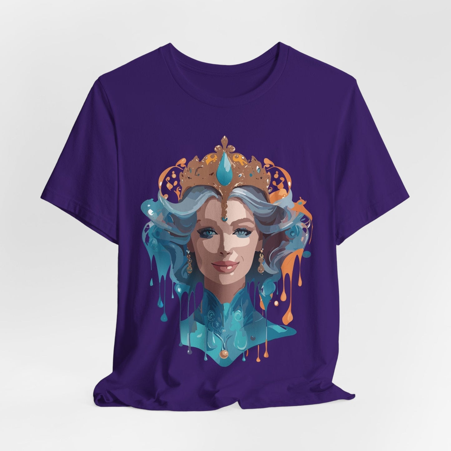 Queen Graphic Tee Unisex Adelpha Vintage Artwork Short Sleeve Premium Casual Wear
