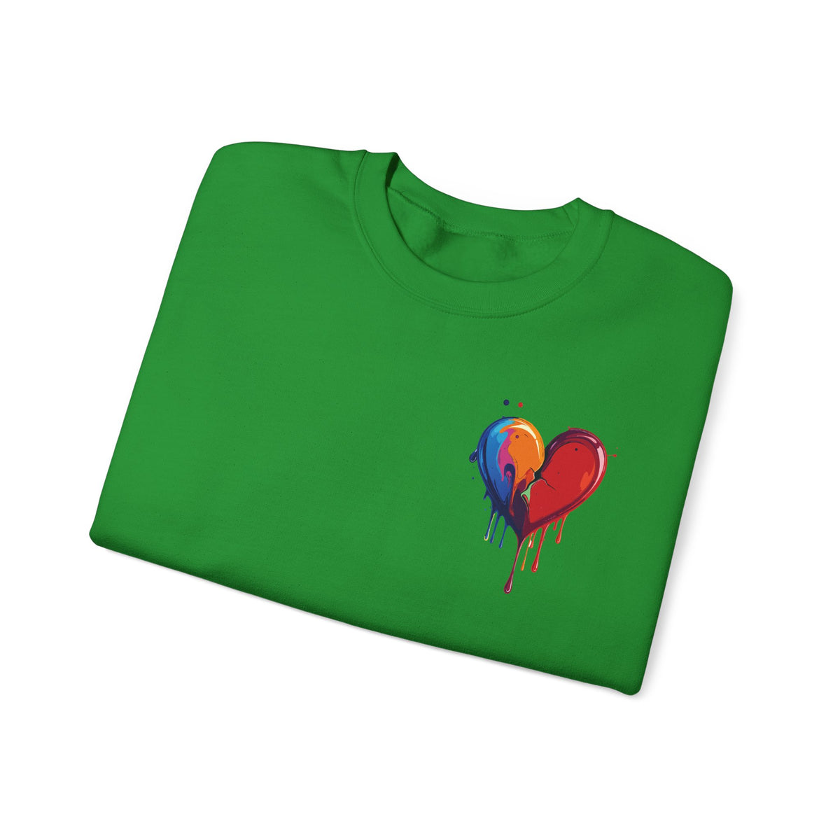 Small Bleeding Heart Sweatshirt, Small Heart Sweatshirt, Valentine's Day Sweatshirt, Heart Sweatshirt 117