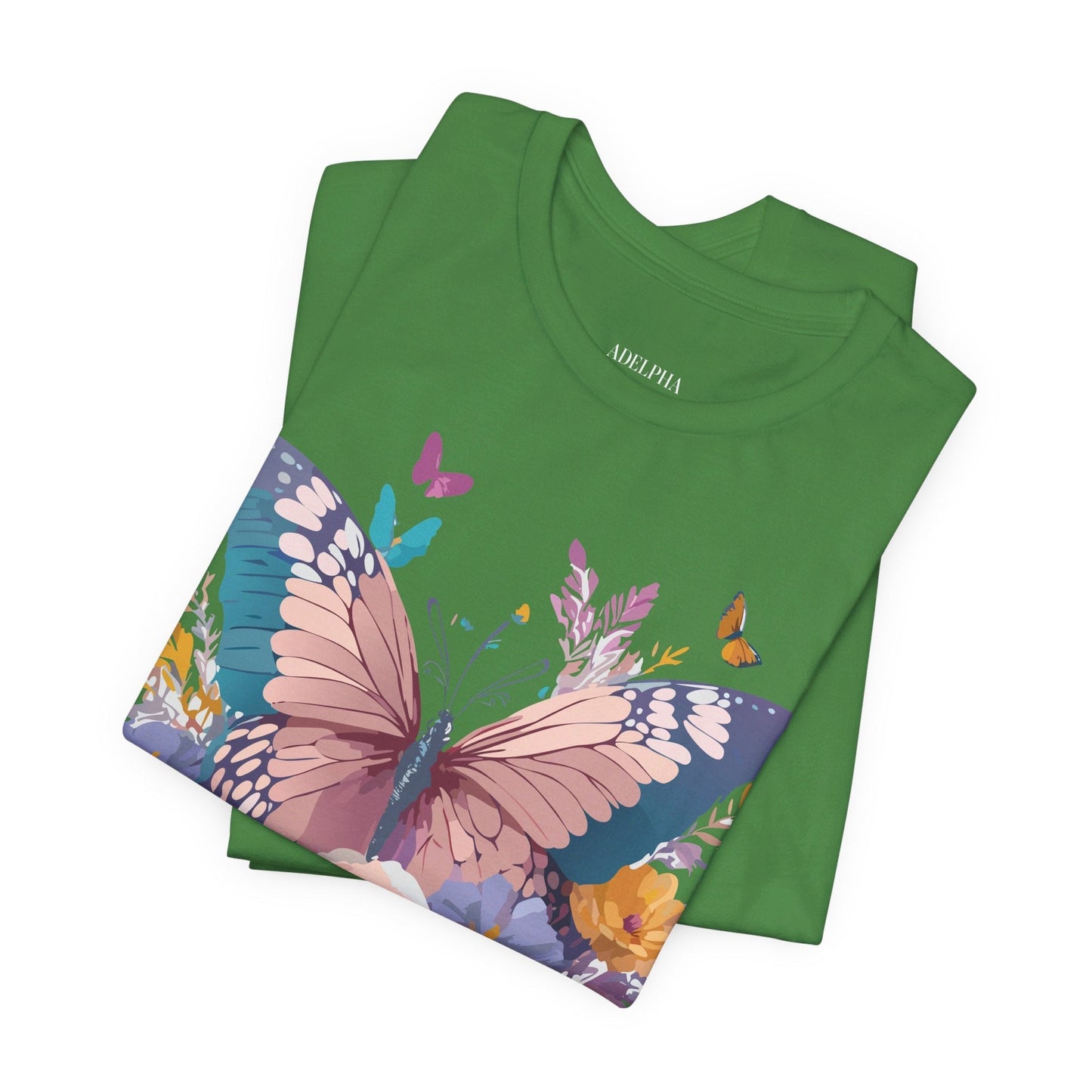 Butterfly Graphic Tee Unisex Short Sleeve From Adelpha Vintage Inspired Artwork